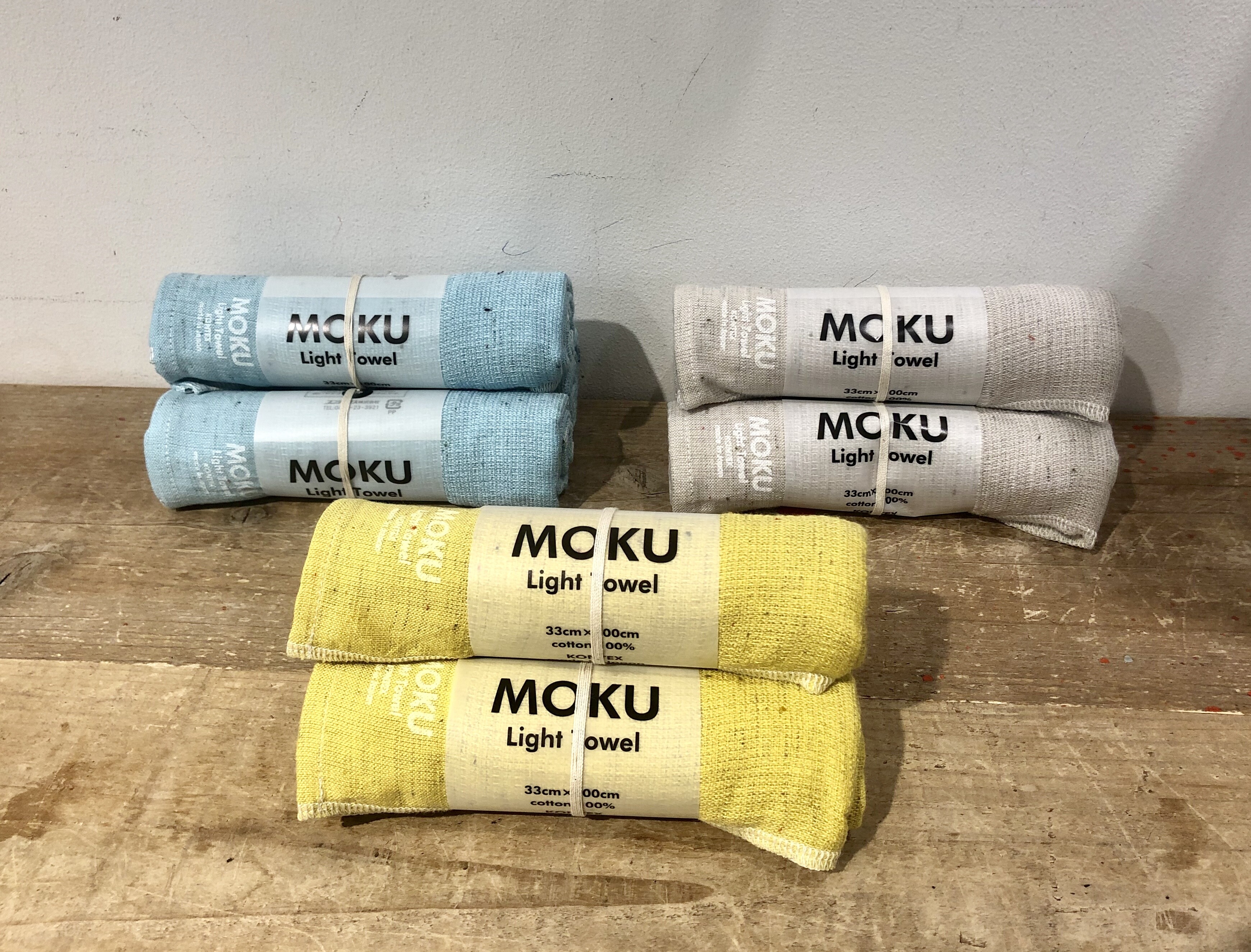 MOKUタオル入荷致しました!