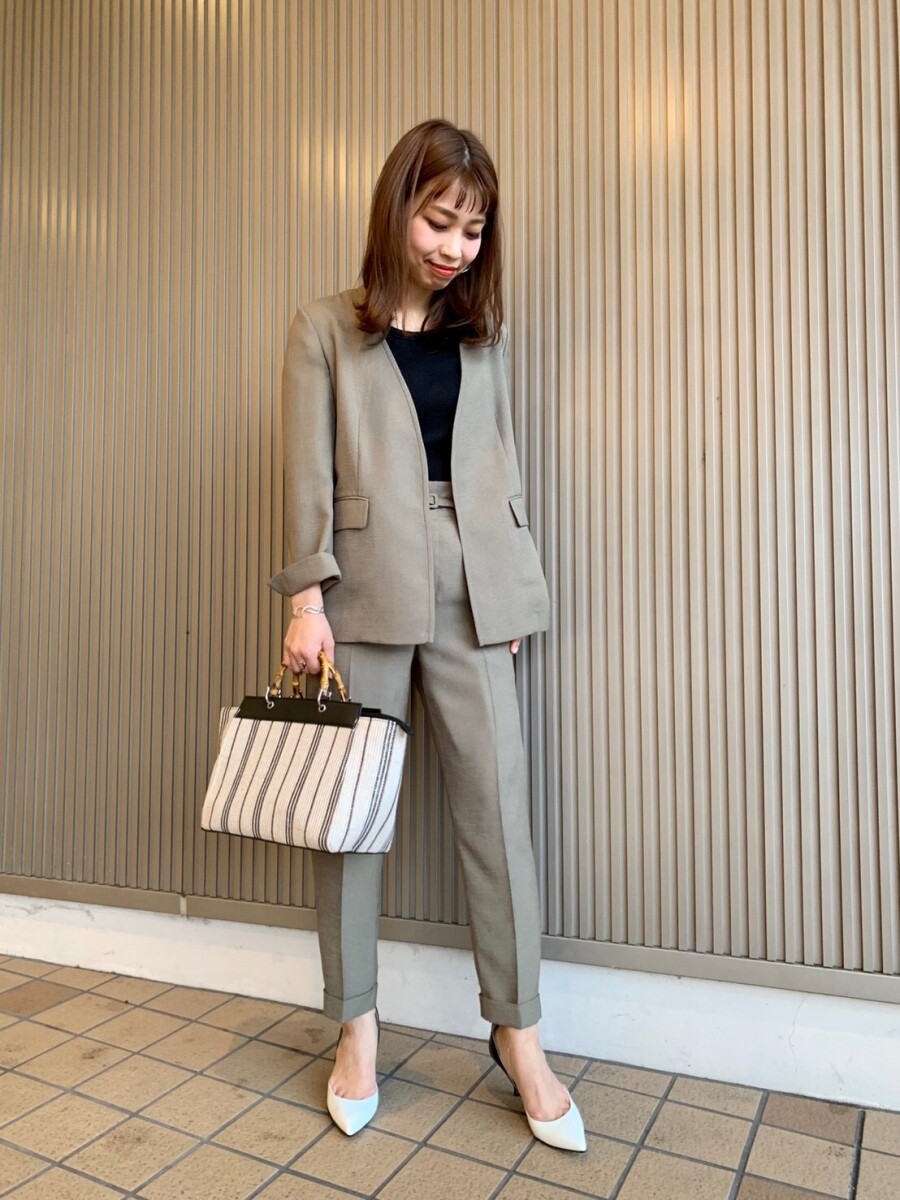 《recommend》ジャケット×テーパードパンツ
