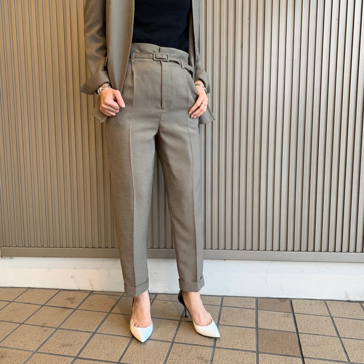 《recommend》ジャケット×テーパードパンツ
