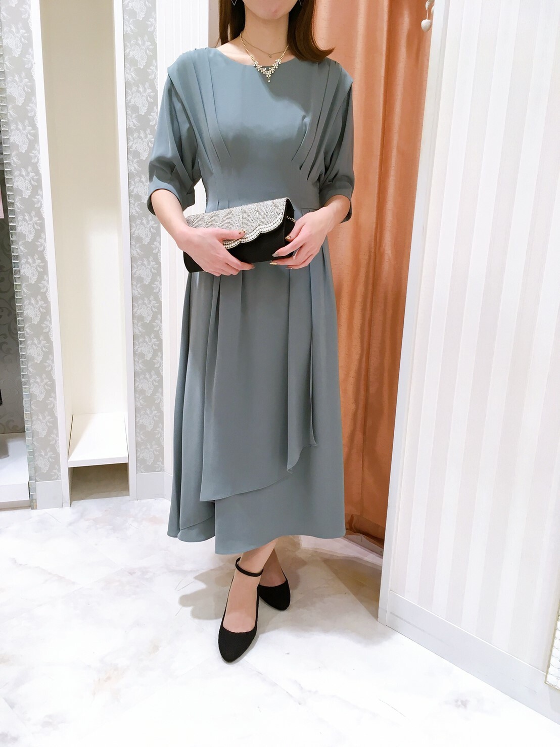 ぽっちゃりさんにも着てほしい☆ゆったりドレス