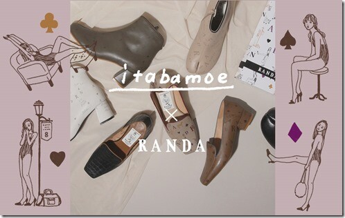 『RANDA』から人気イラストレーターitabamoeさんとのコラボシューズ登場!