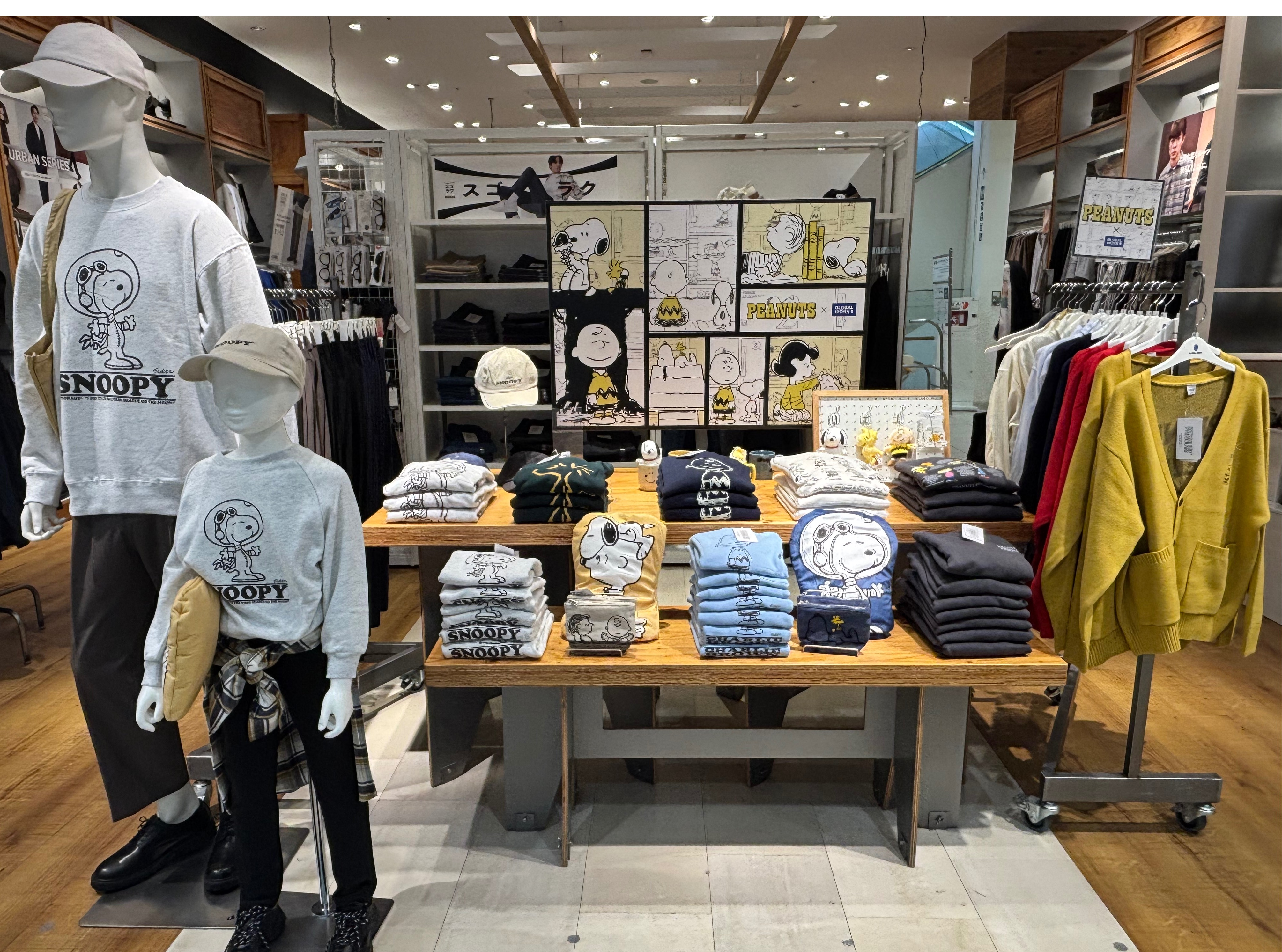 PEANUTS×GLOBAL WORK