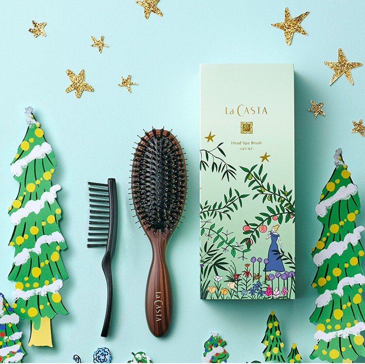 ラ・カスタのホリデー第2弾!限定BOX入りのブラシギフトセット