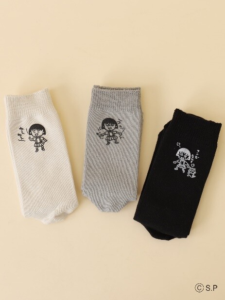 さくらももこ×Tabio のコラボソックスが登場🧦🩷