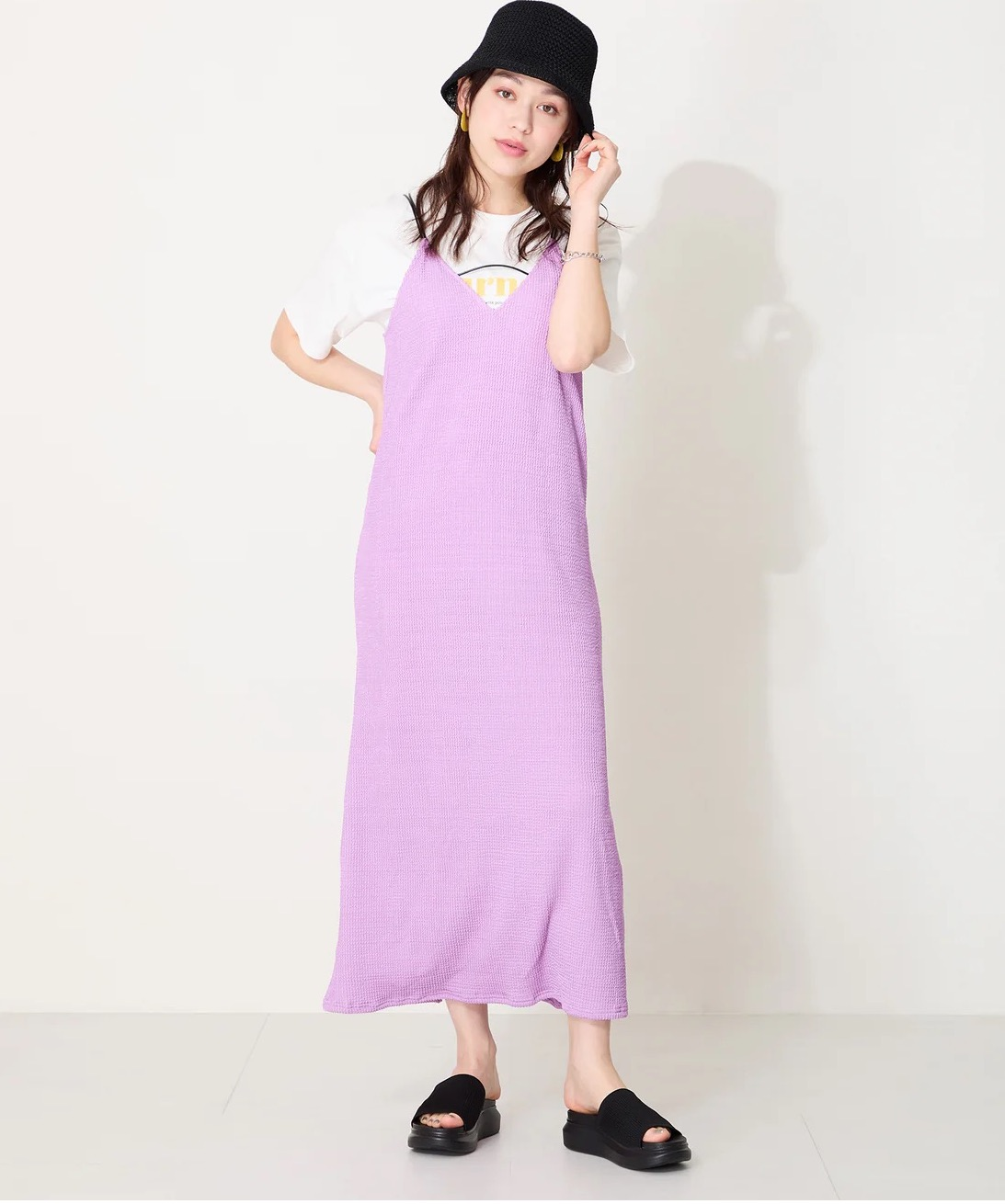【新作サンダル!】厚底ニットサンダル