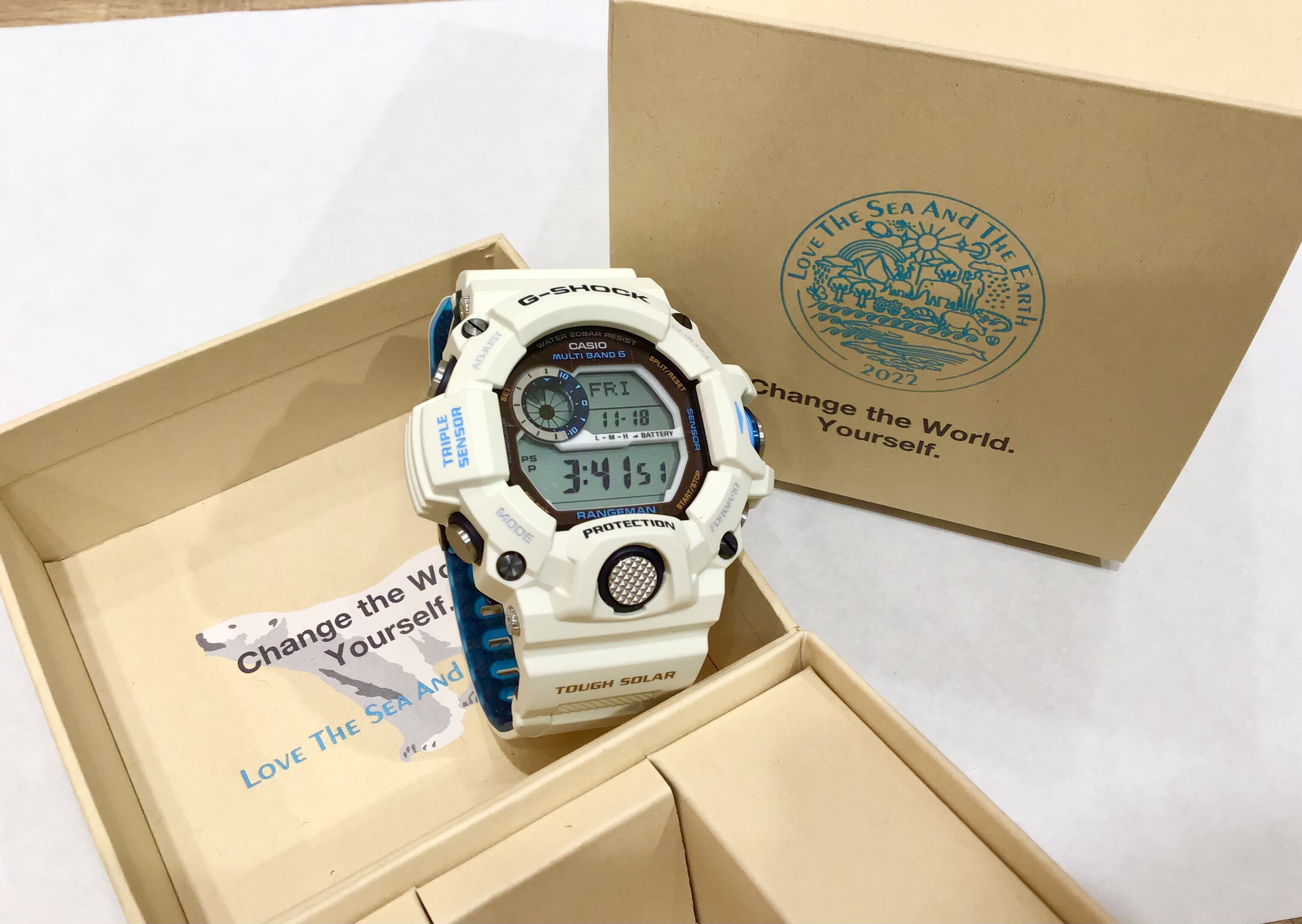 【G-SHOCK】「EARTHWATCH」とのコラボモデル！ MASTER OF G - LAND RANGEMAN