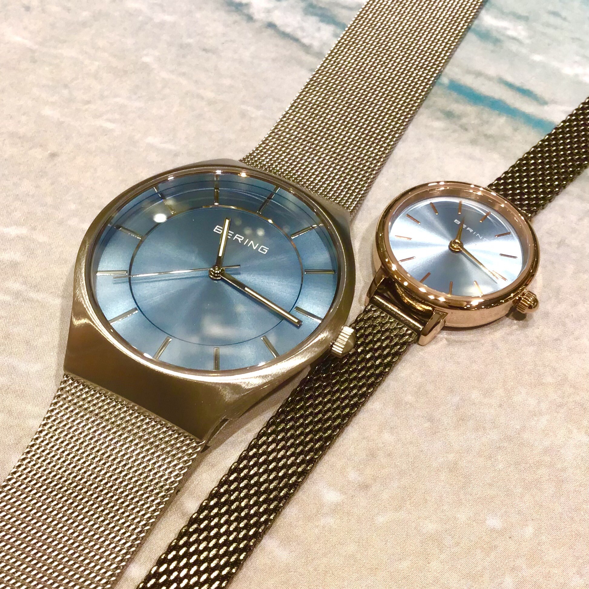 【BERING】限りなく透明に近い...アイスブルー★