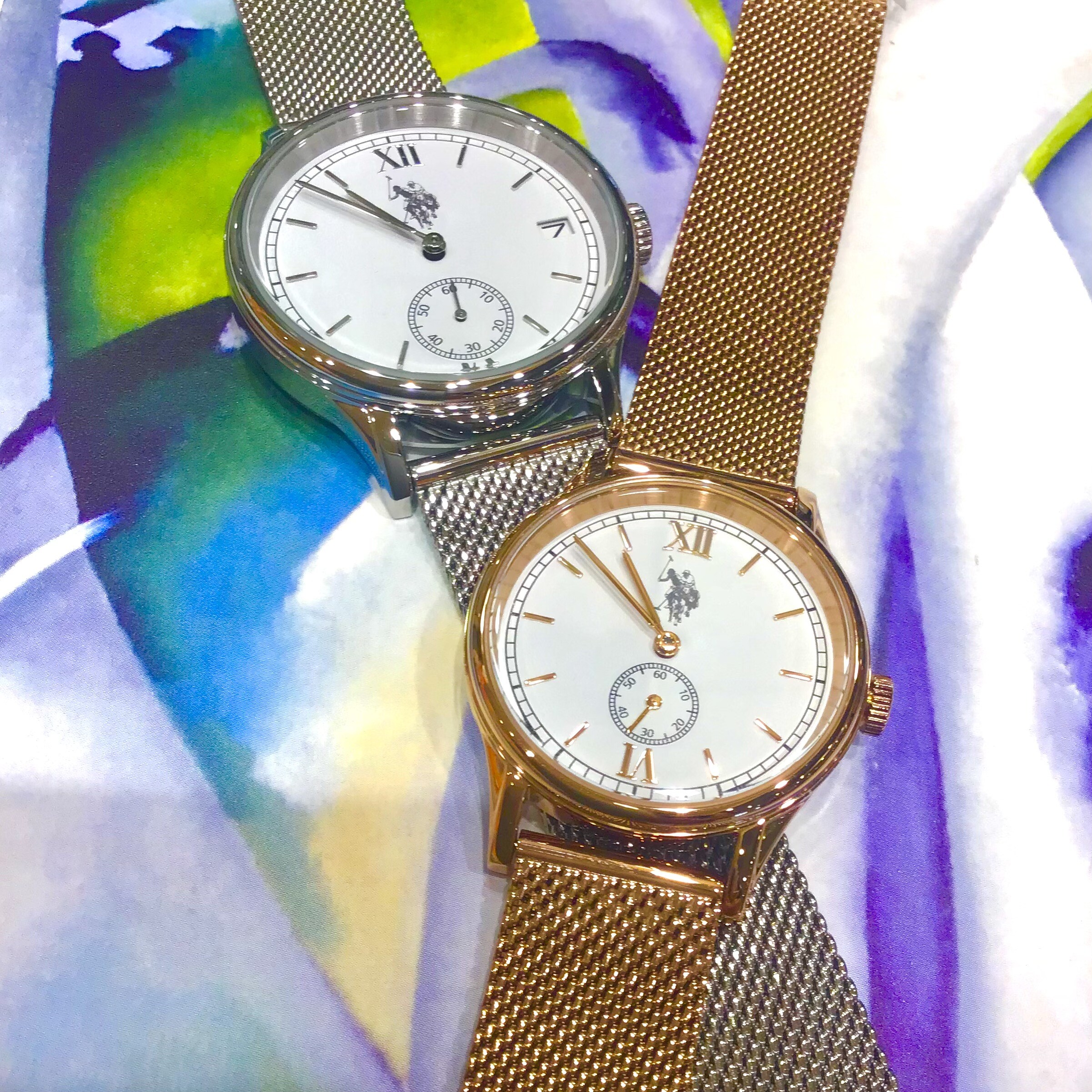 U.S.POLO ASSN. 】春はメッシュベルトで★