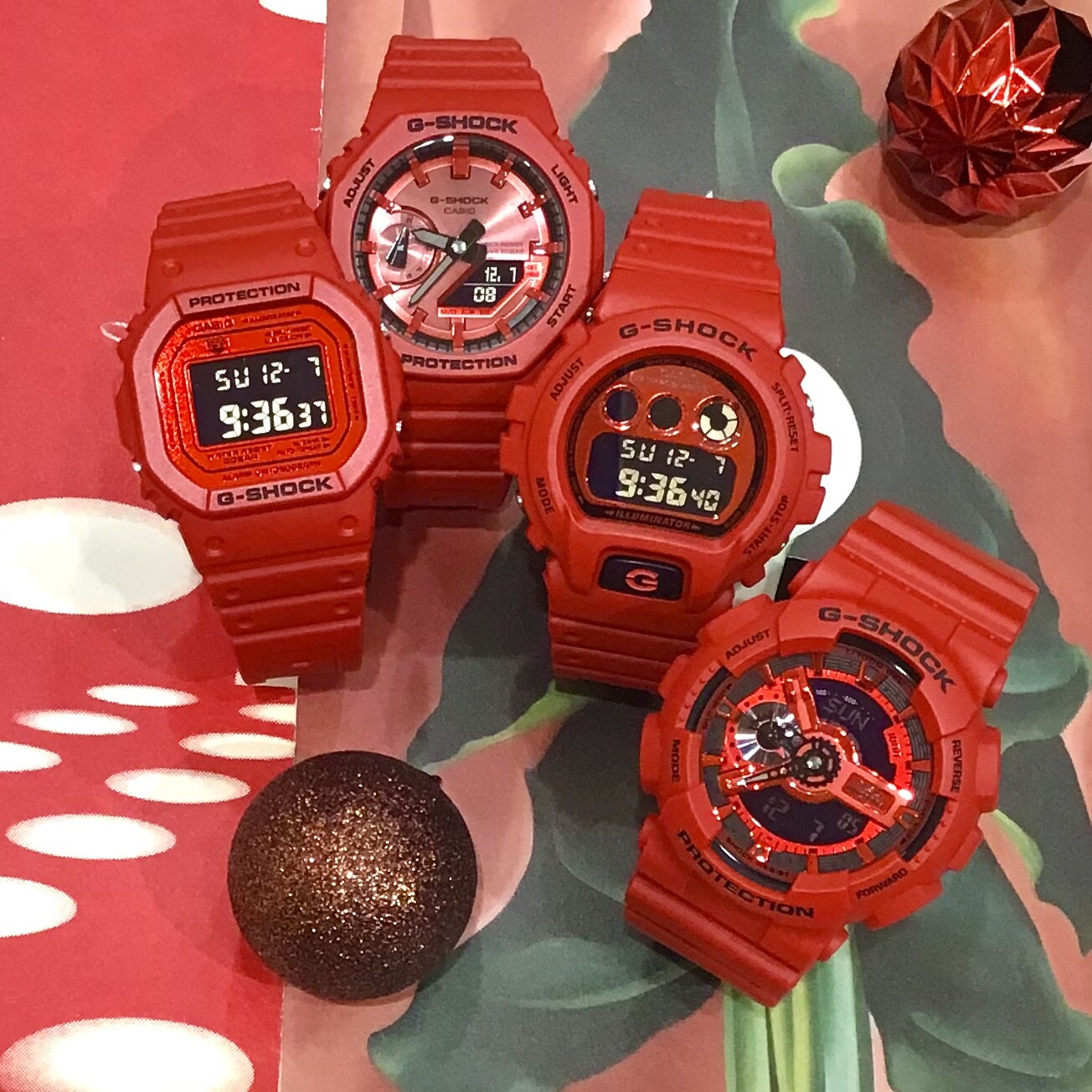 【G-SHOCK】赤い衝撃★ G-SHOCK Iconic Styles★