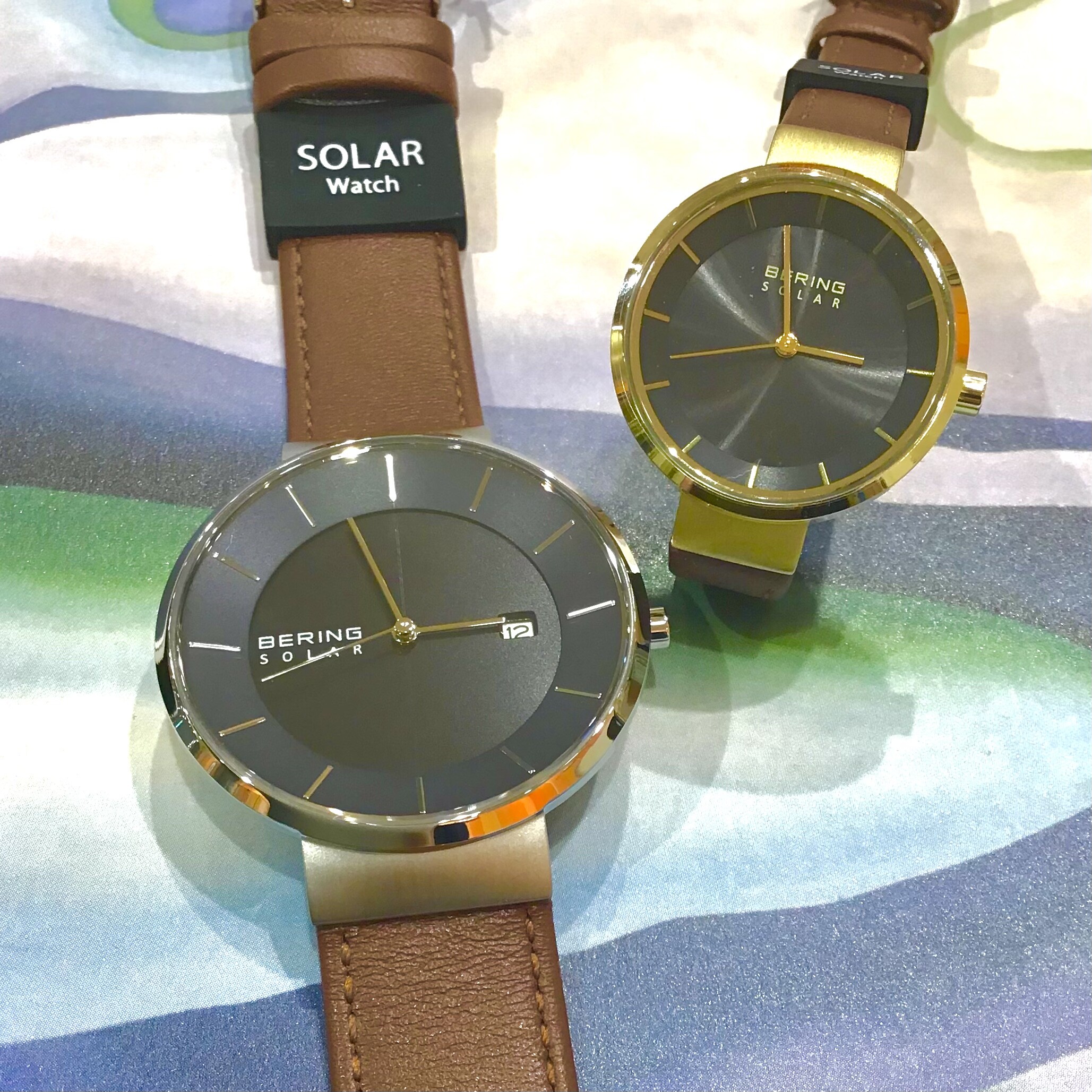 【BERING】*Navy Blue Scandinavian Solar Pair Collection *