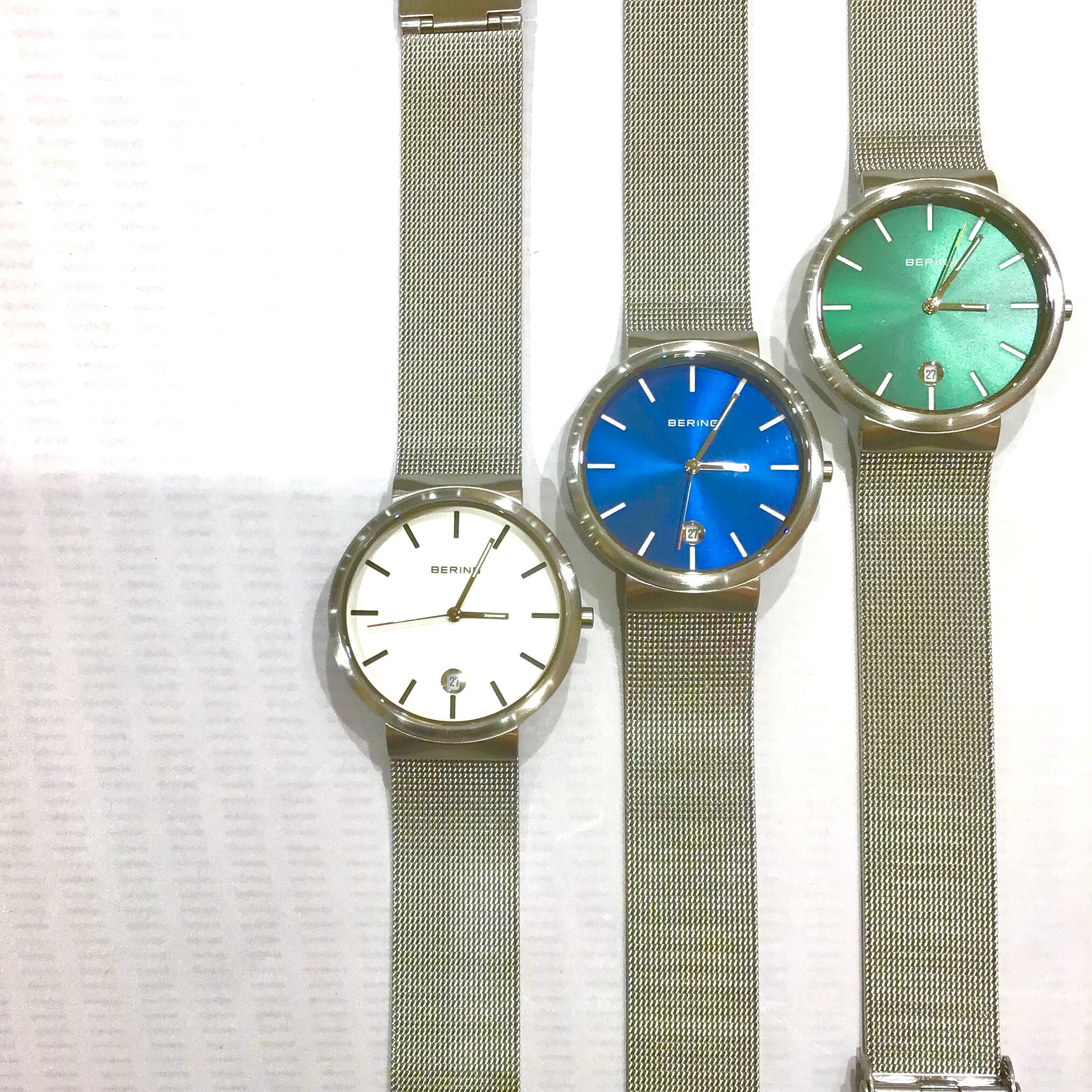 【BERING】腕元にはミニマルなデンマークデザインを★