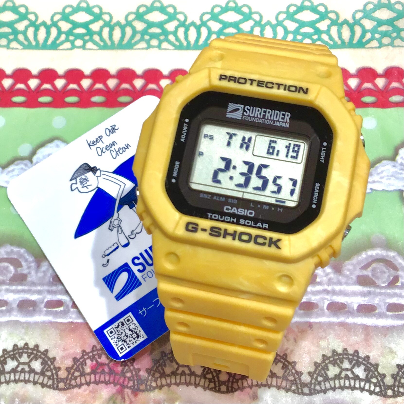 【G-SHOCK】 SURFRIDER FOUNDATION JAPAN★