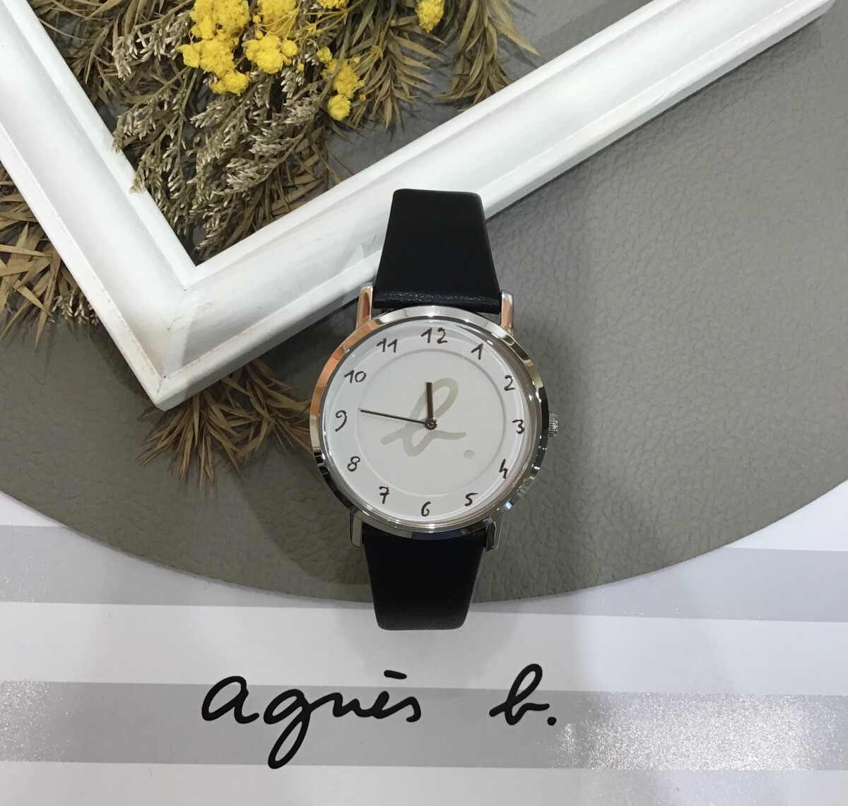 agnes b. アニエスベークロノグラフV654-6100 クォーツ金属