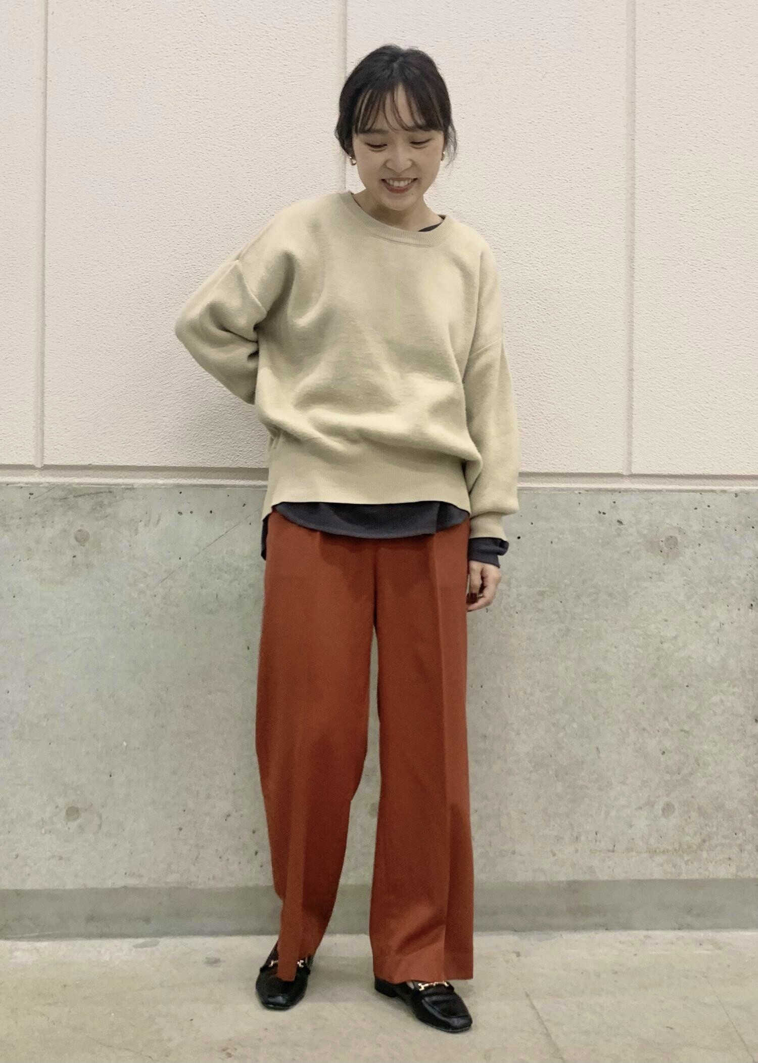 【ViS 身長別 バックスリットニットプルオーバー🧶】