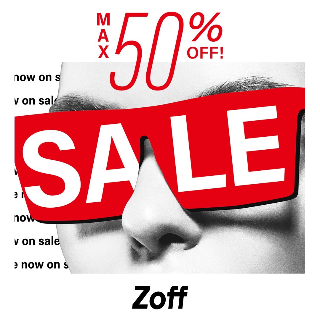 \ 人気商品が最大50％OFF！Zoffの冬セール開催 /