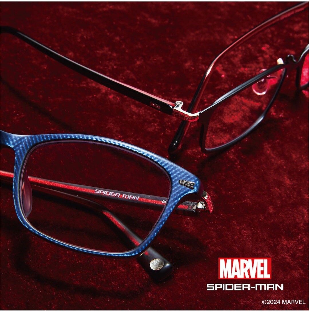 「スパイダーマン」からインスパイアされたアイウェア「MARVEL COLLECTION SPIDER-MAN」第2弾が発売！