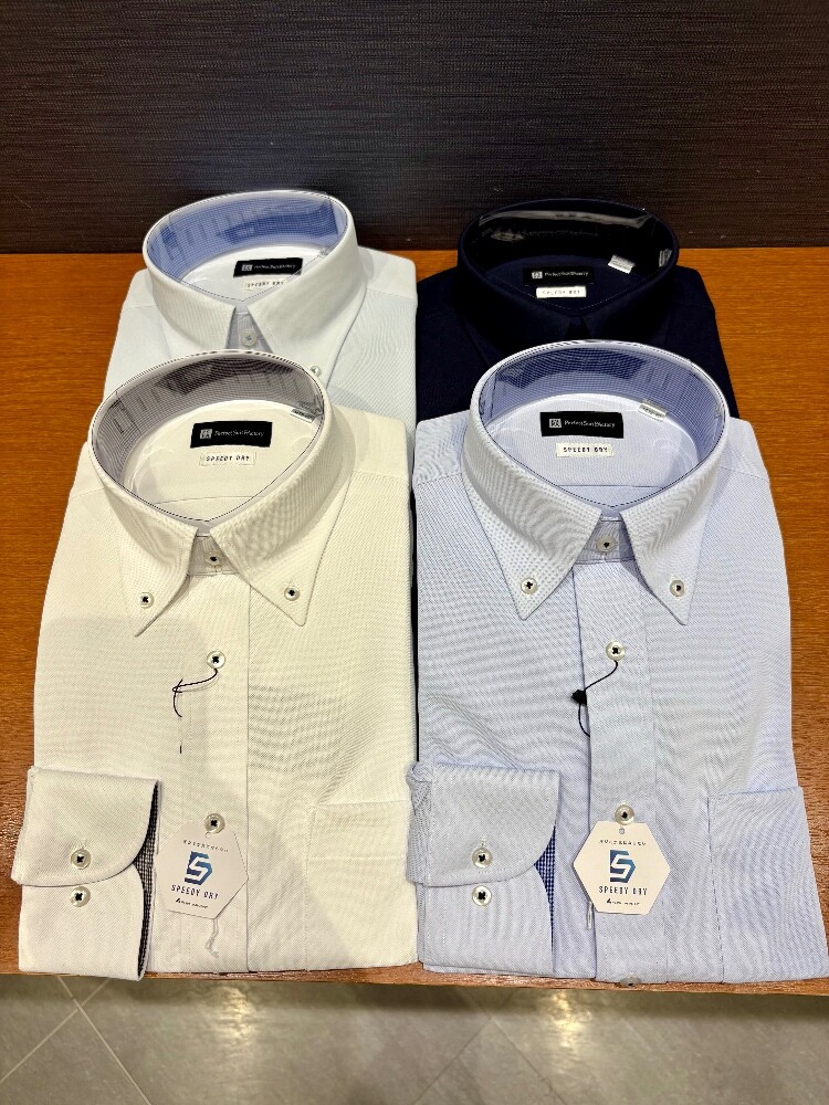 【夏長袖】SPEEDY DRY長袖ワイシャツ