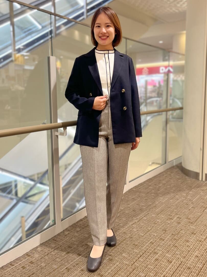 【レディス】ダブルジャケット&配色カーディガン