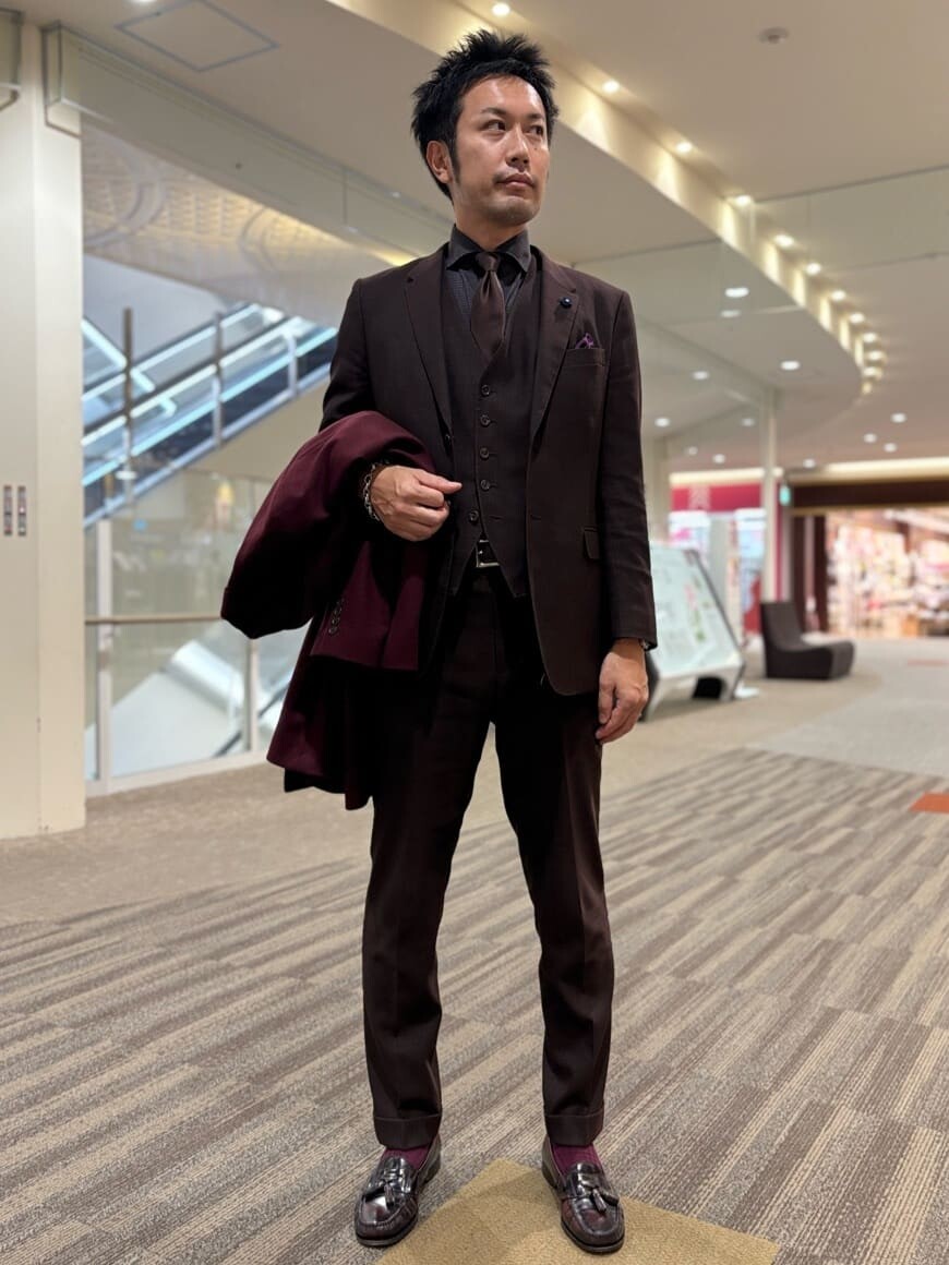 【ウール100%】ダブルブレスト・チェスターコート