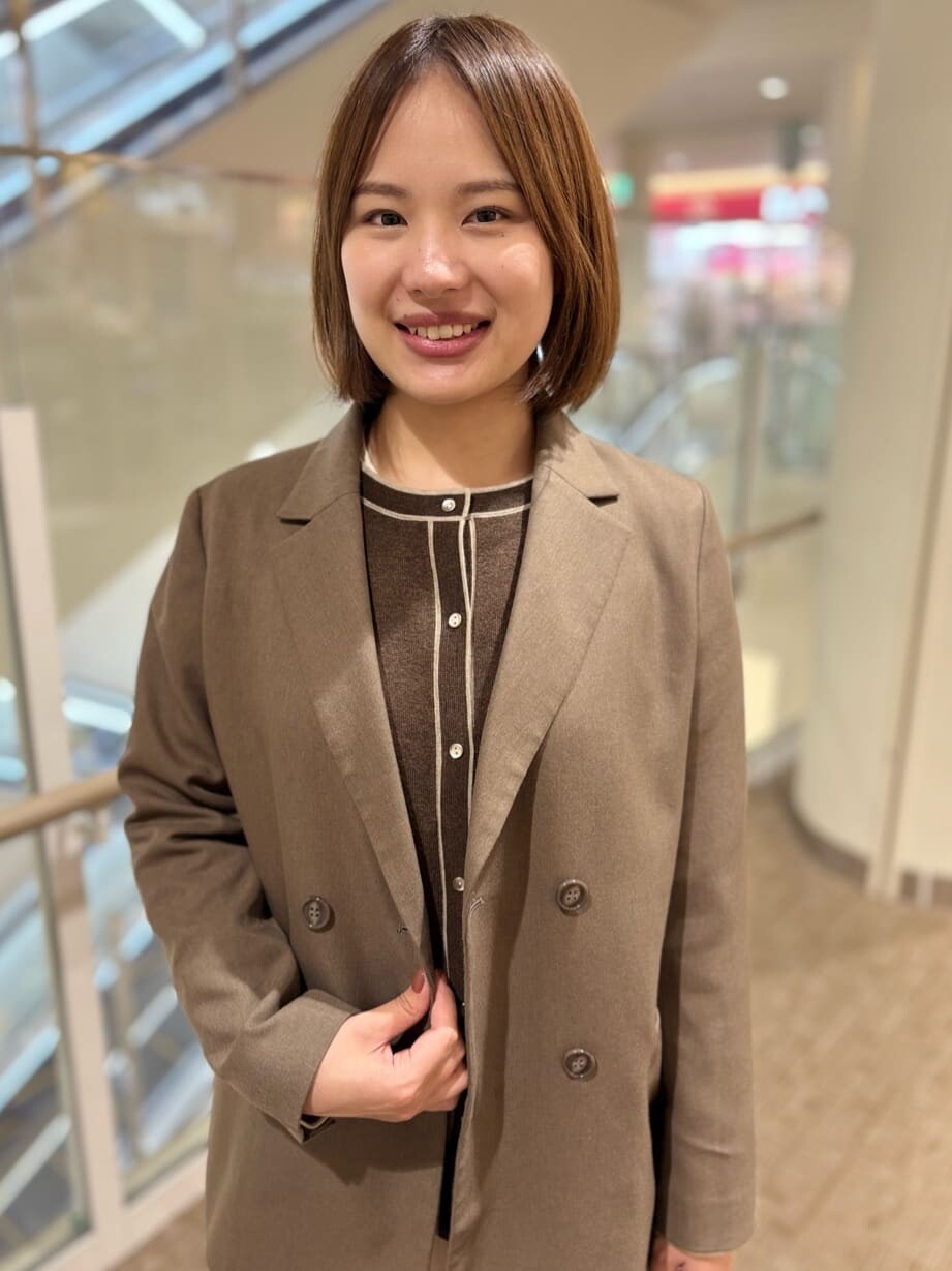 【レディス】パウダーツイル・ダブルジャケット&配色カーディガン