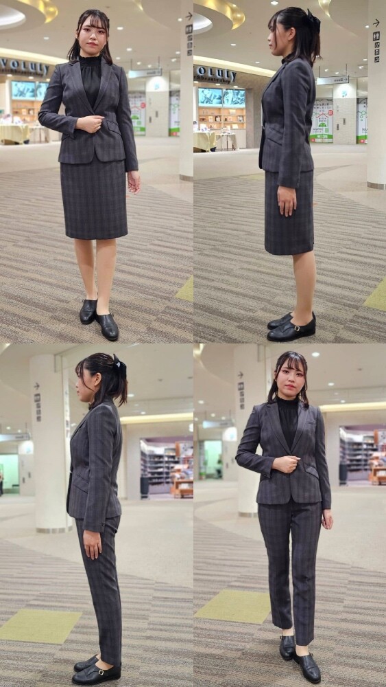 【レディス】グレンチェックスーツ