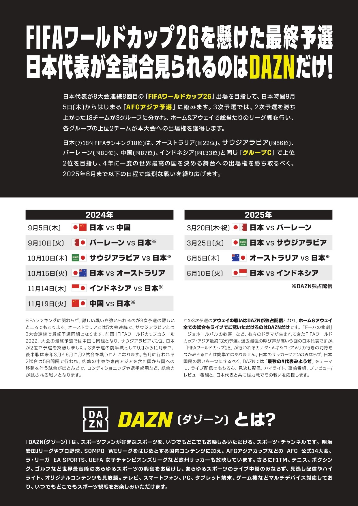 DAZNがお得に！！！