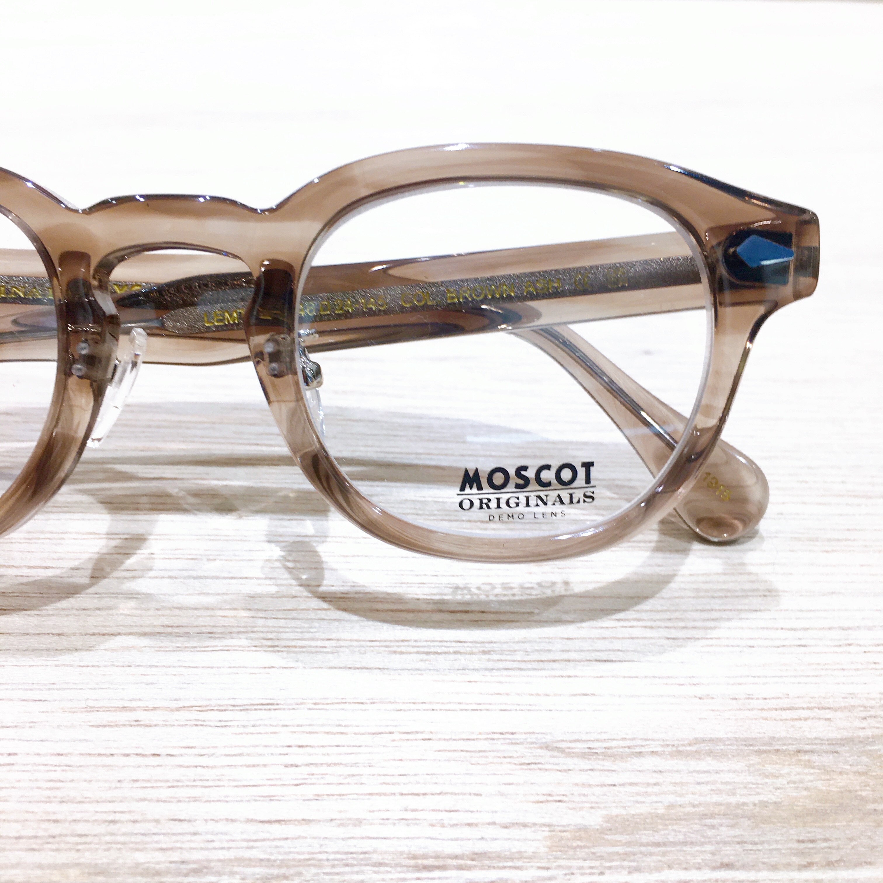 MOSCOT】46サイズのアッシュブラウン入荷しております！【レムトッシュ