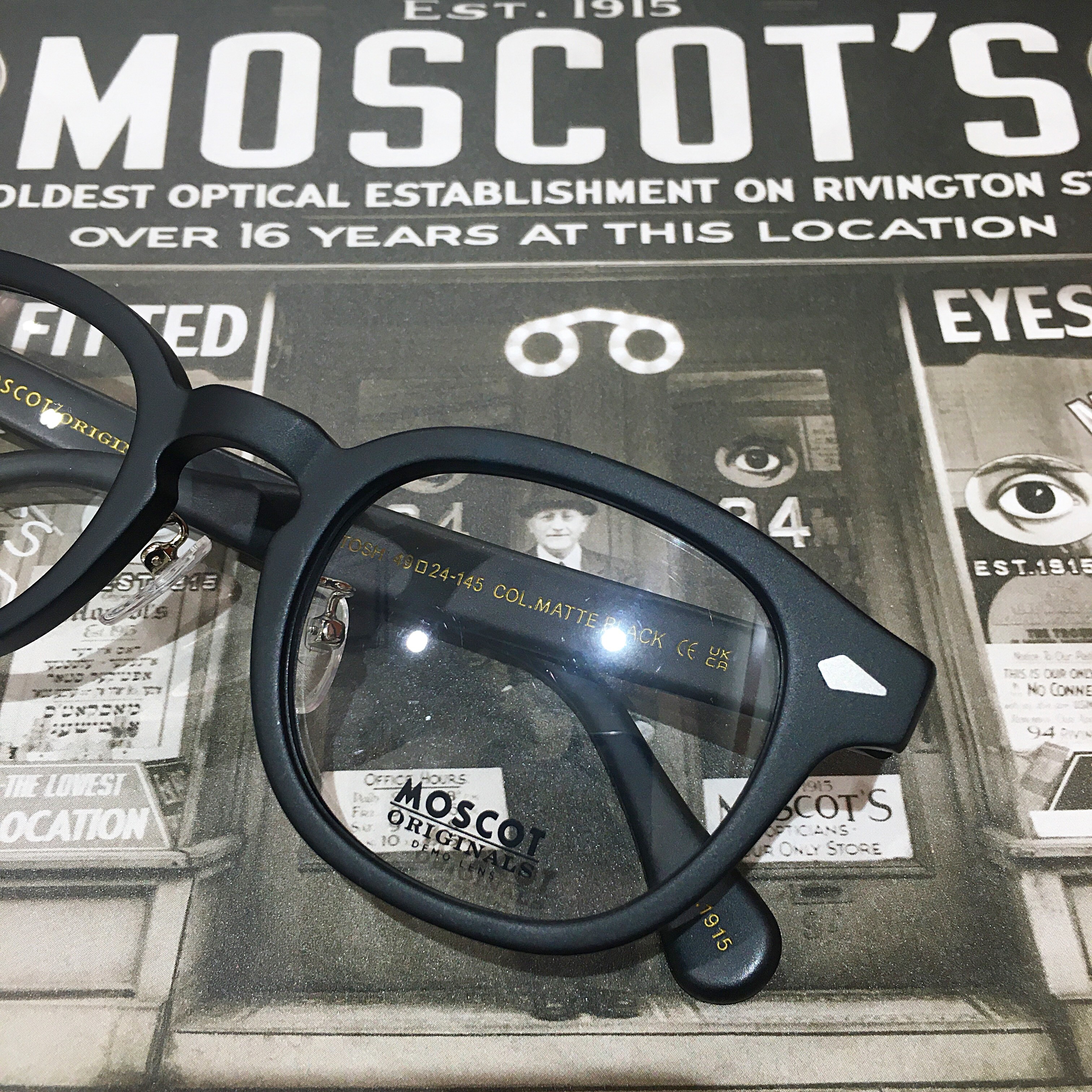 【MOSCOT】レムトッシュ49サイズ入荷しております！