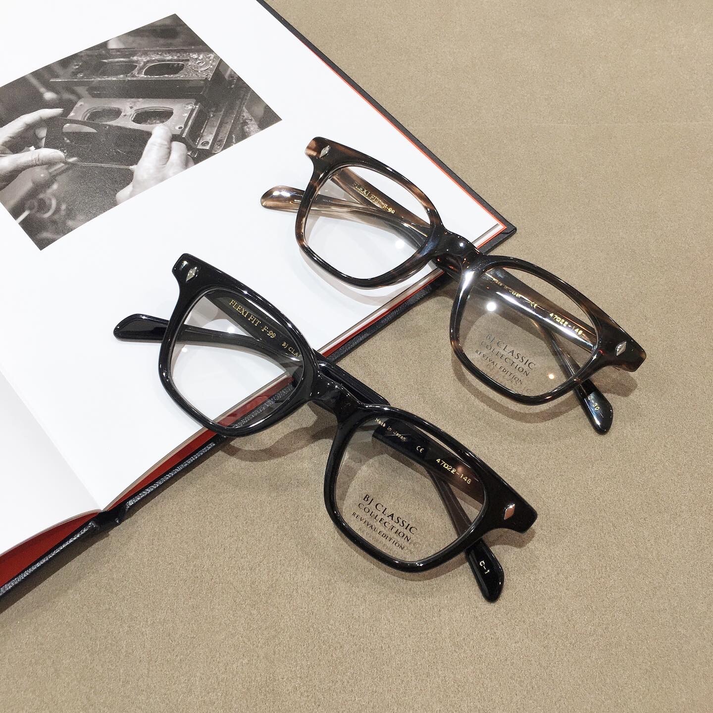BJ CLASSIC 新作！】1900年代のセルロイド製メガネを完全復刻！｜髙橋