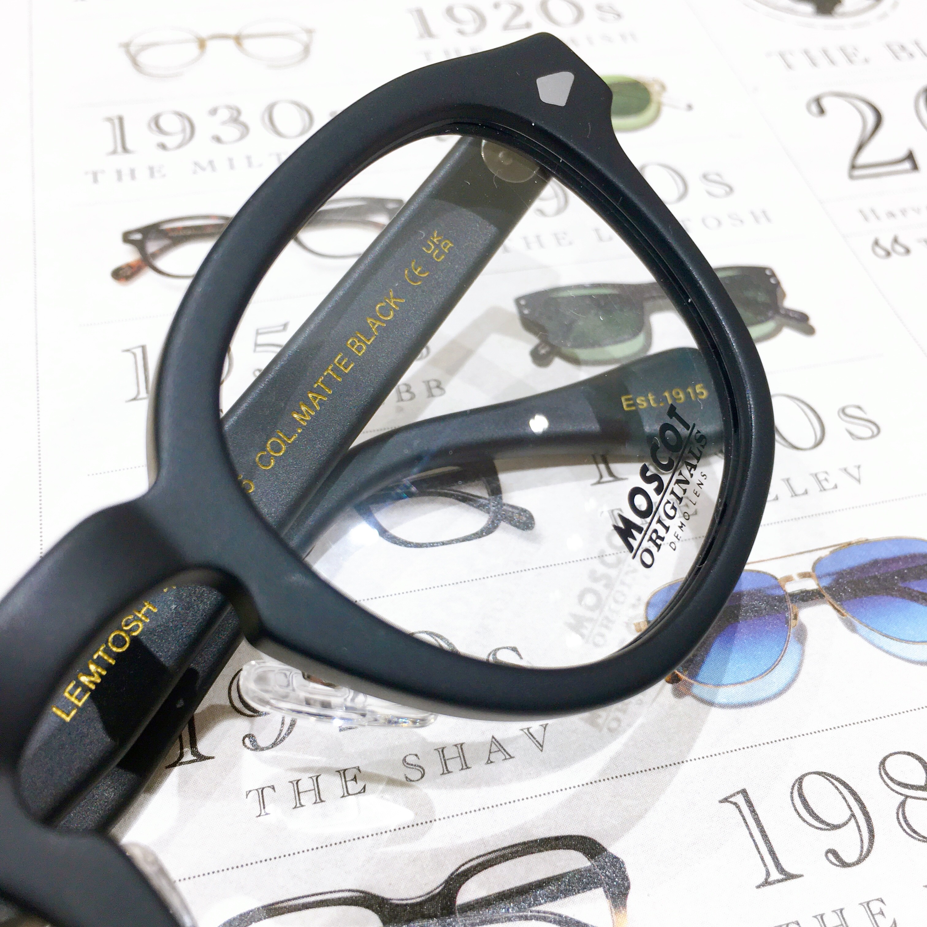 MOSCOT モスコット lemtosh レムトッシュ マットブラック 眼鏡