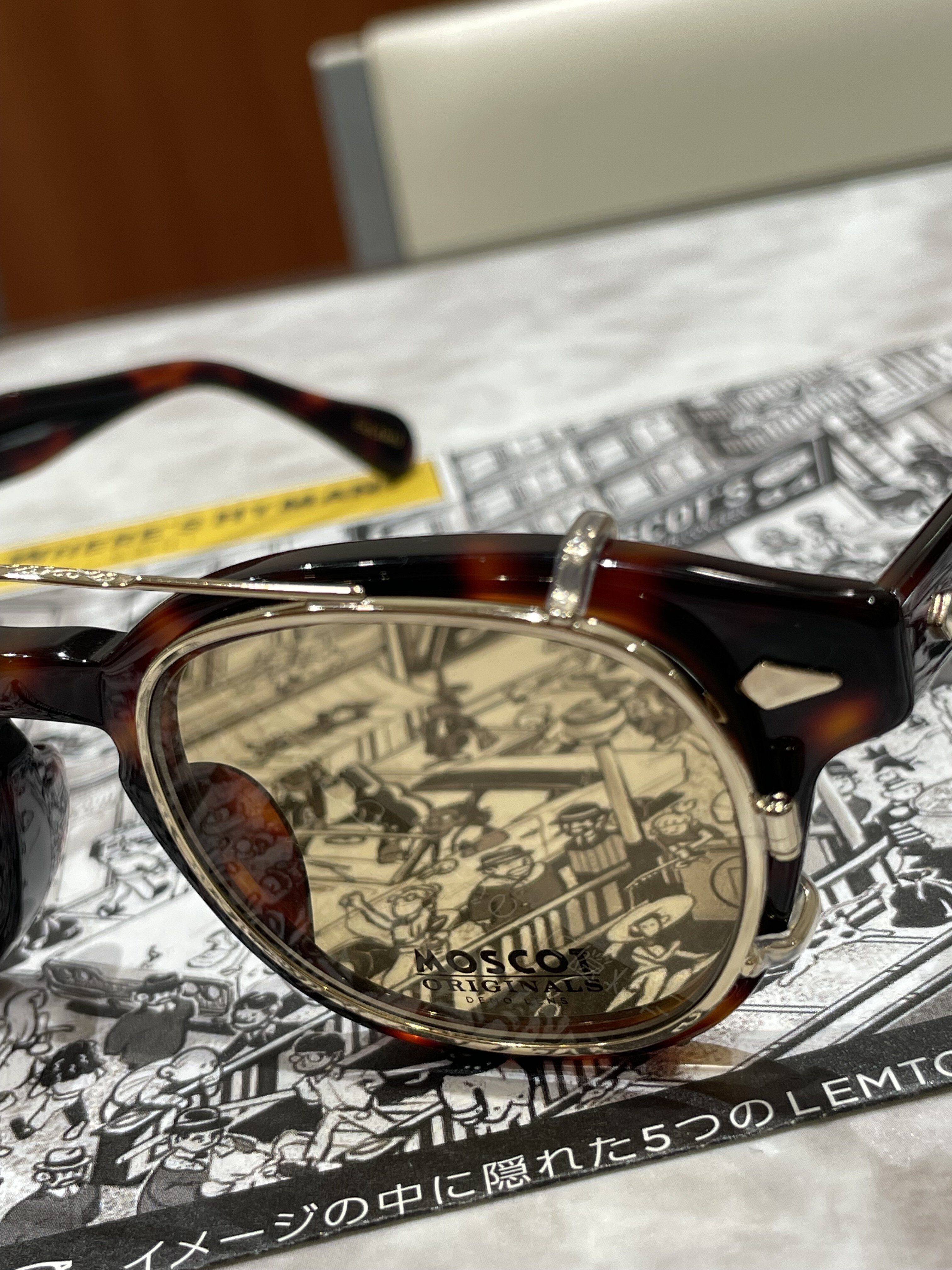 【MOSCOT】定番セルフレームにクリップオンサングラス！