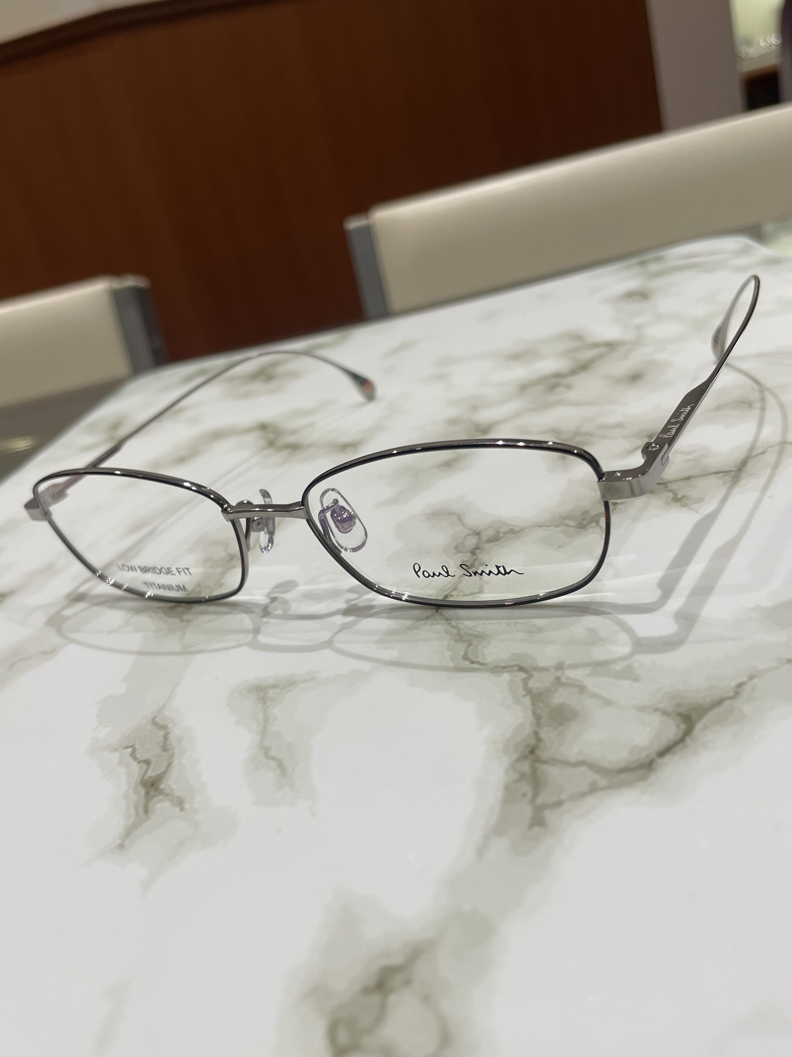 【Paul Smith】シンプルなスクエアメタルフレーム!