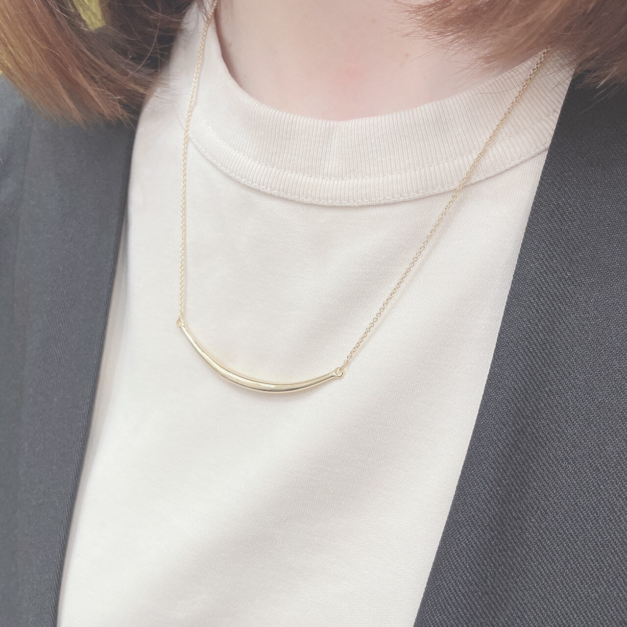 simple metal necklace😆✨