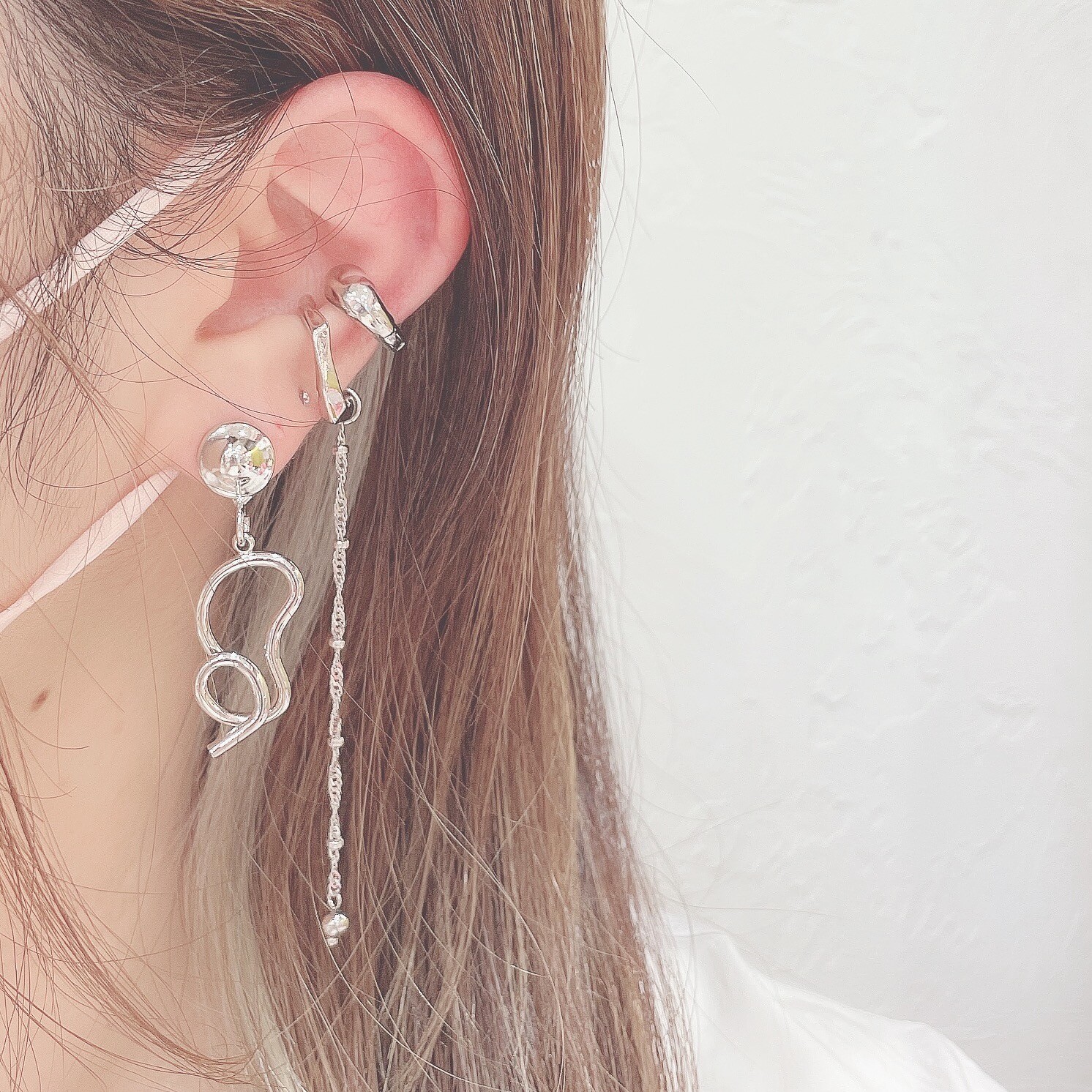 Metal earring 💫