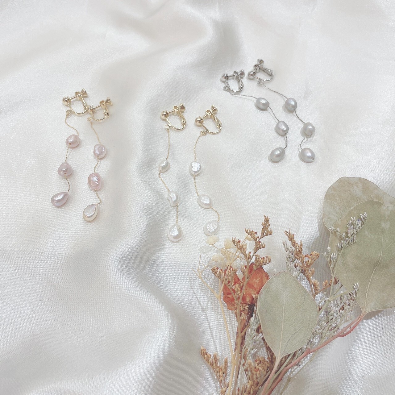 freshwater pearl earring🧚♀️🥚