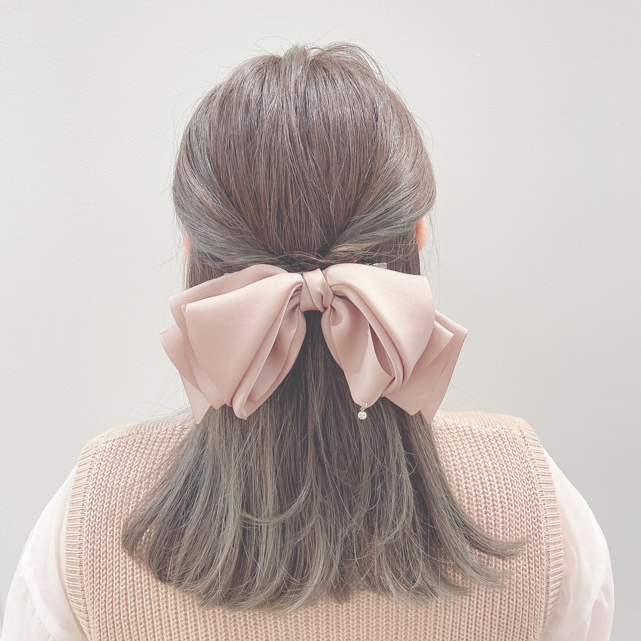 サテンリボンバレッタ🎀