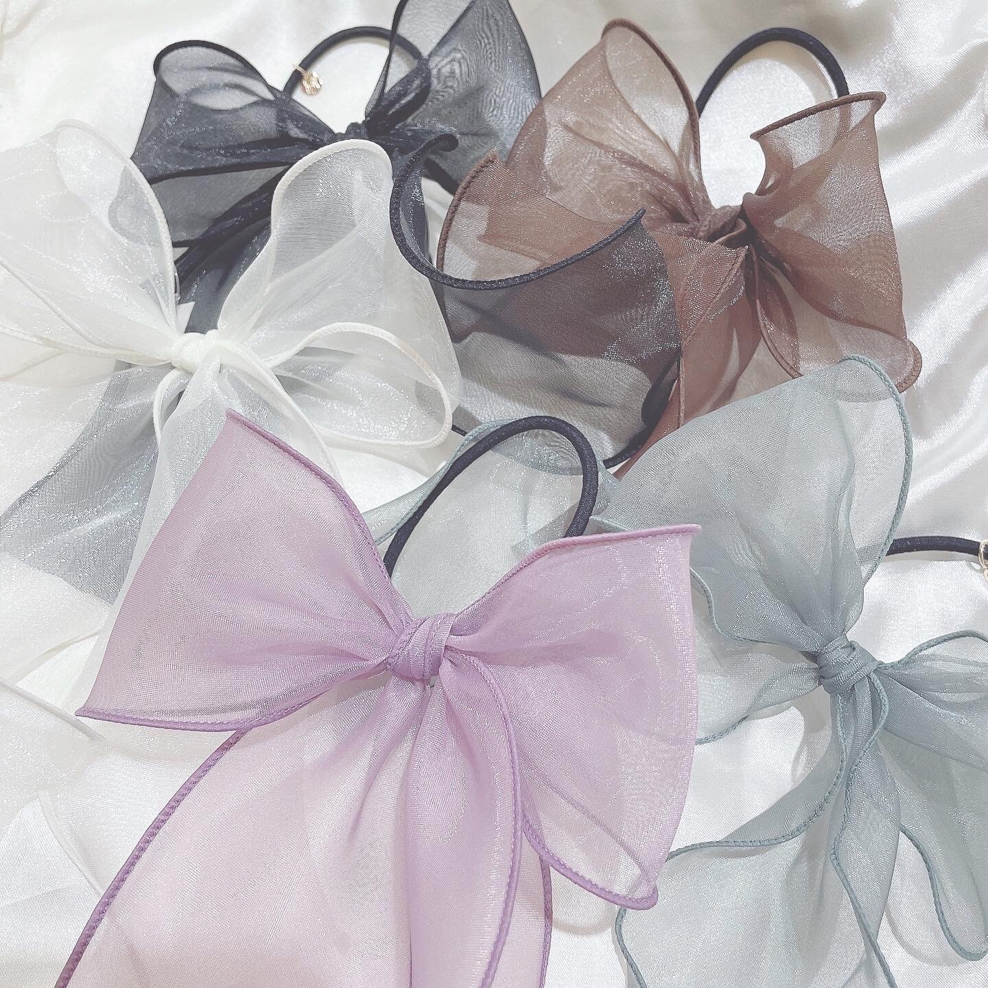Organdy ribbon pony 𓍯 𓂃𓈒𓏸︎︎︎︎