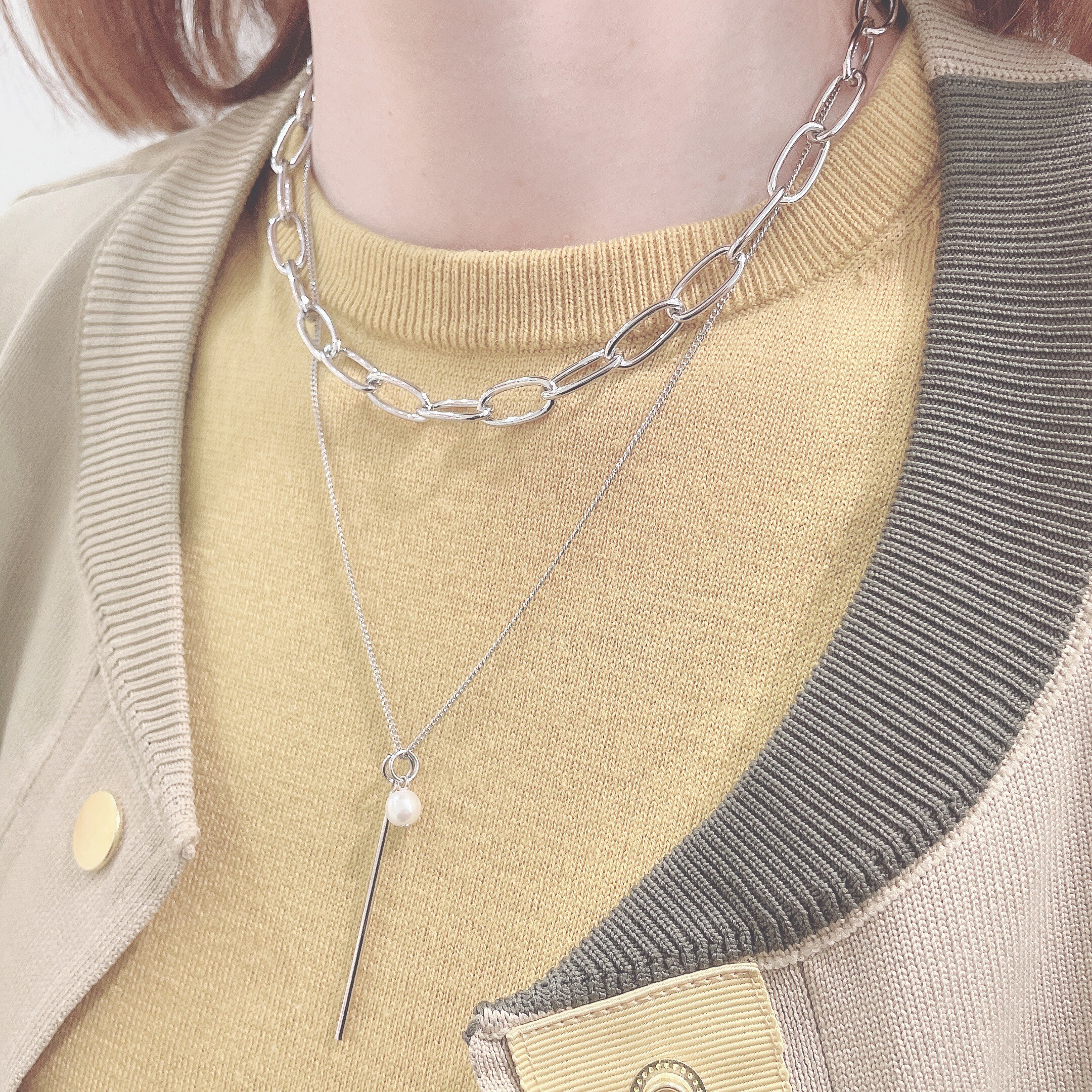 Layered necklace ☪︎ *.