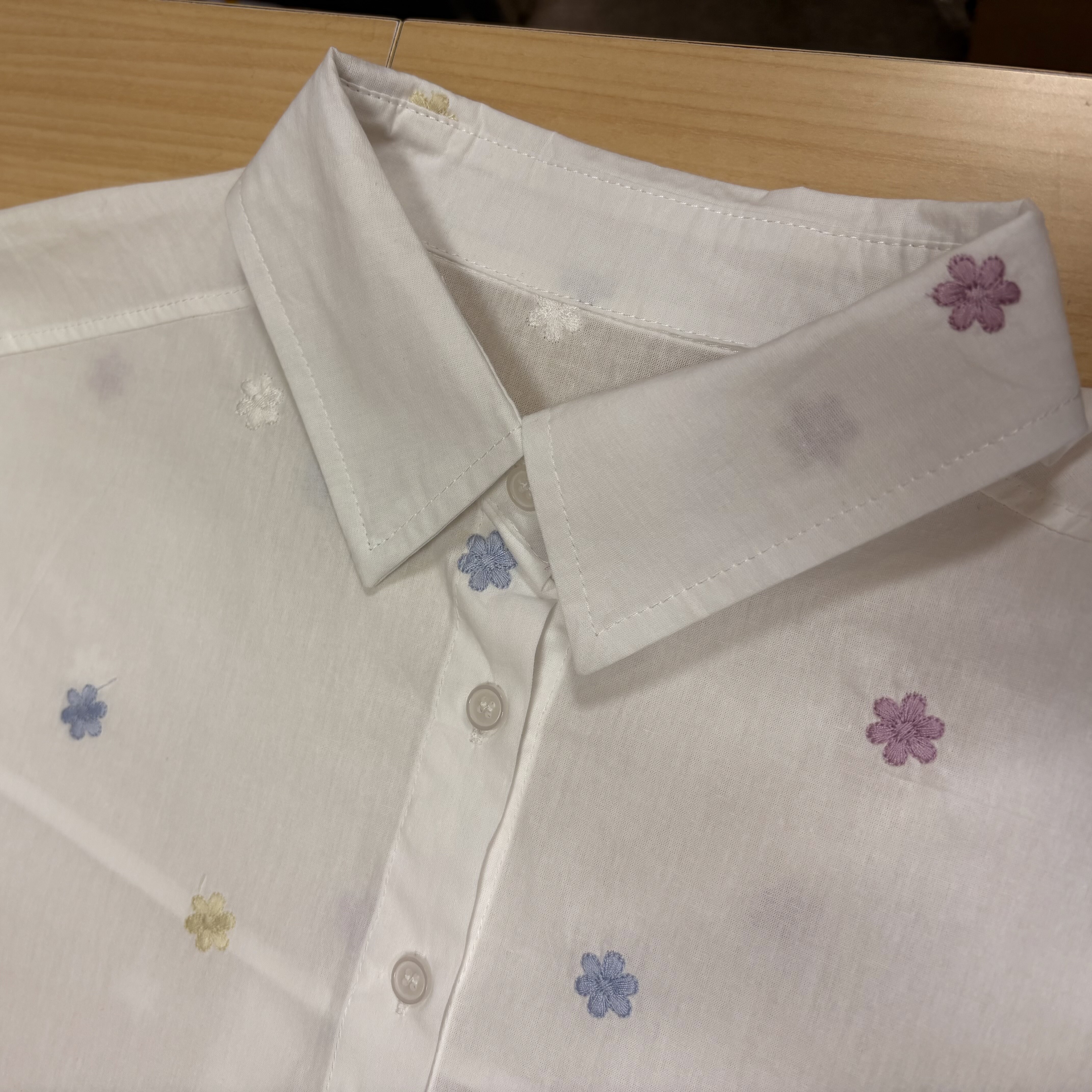 ⭐︎総柄刺繍シャツ⭐︎