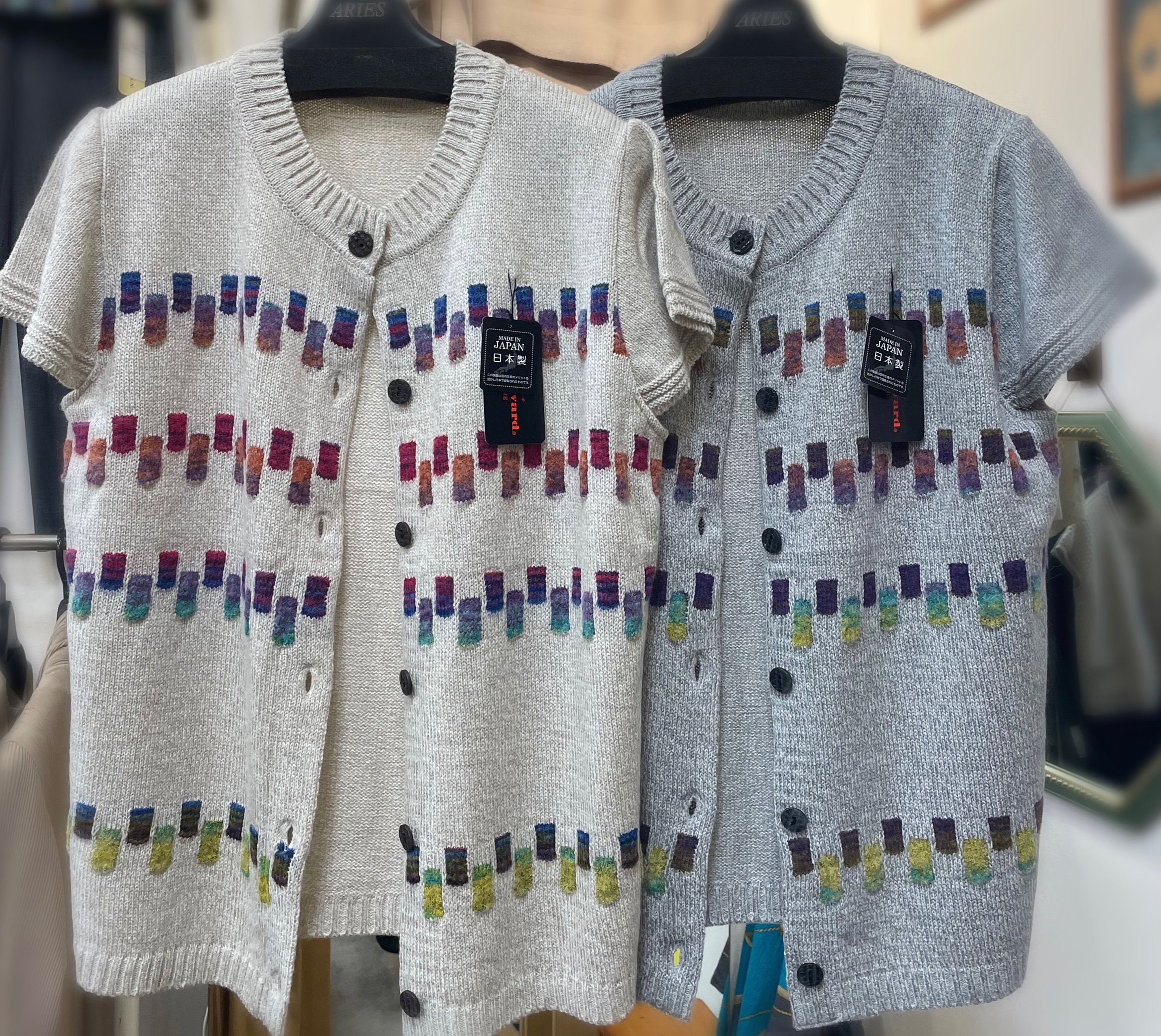 🌷半袖前開きセーター入荷🌷