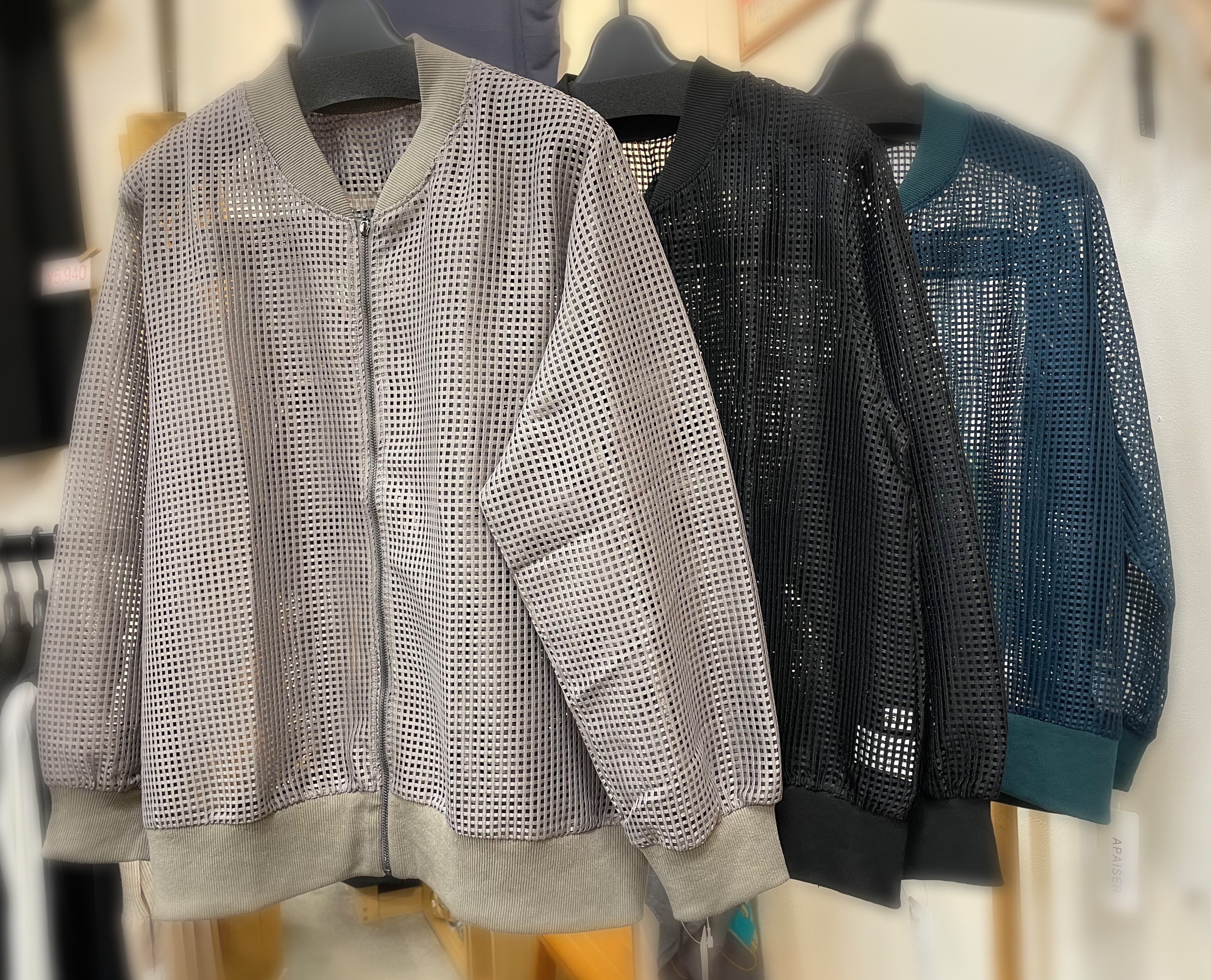 ⟡.·メッシュブルゾン⟡.·