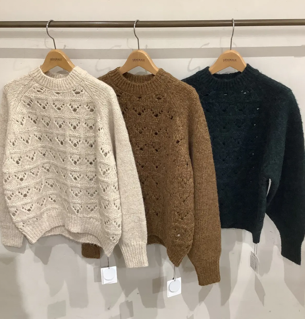 ☆寒い冬はあたたかみのあるニットで決まり♡☆