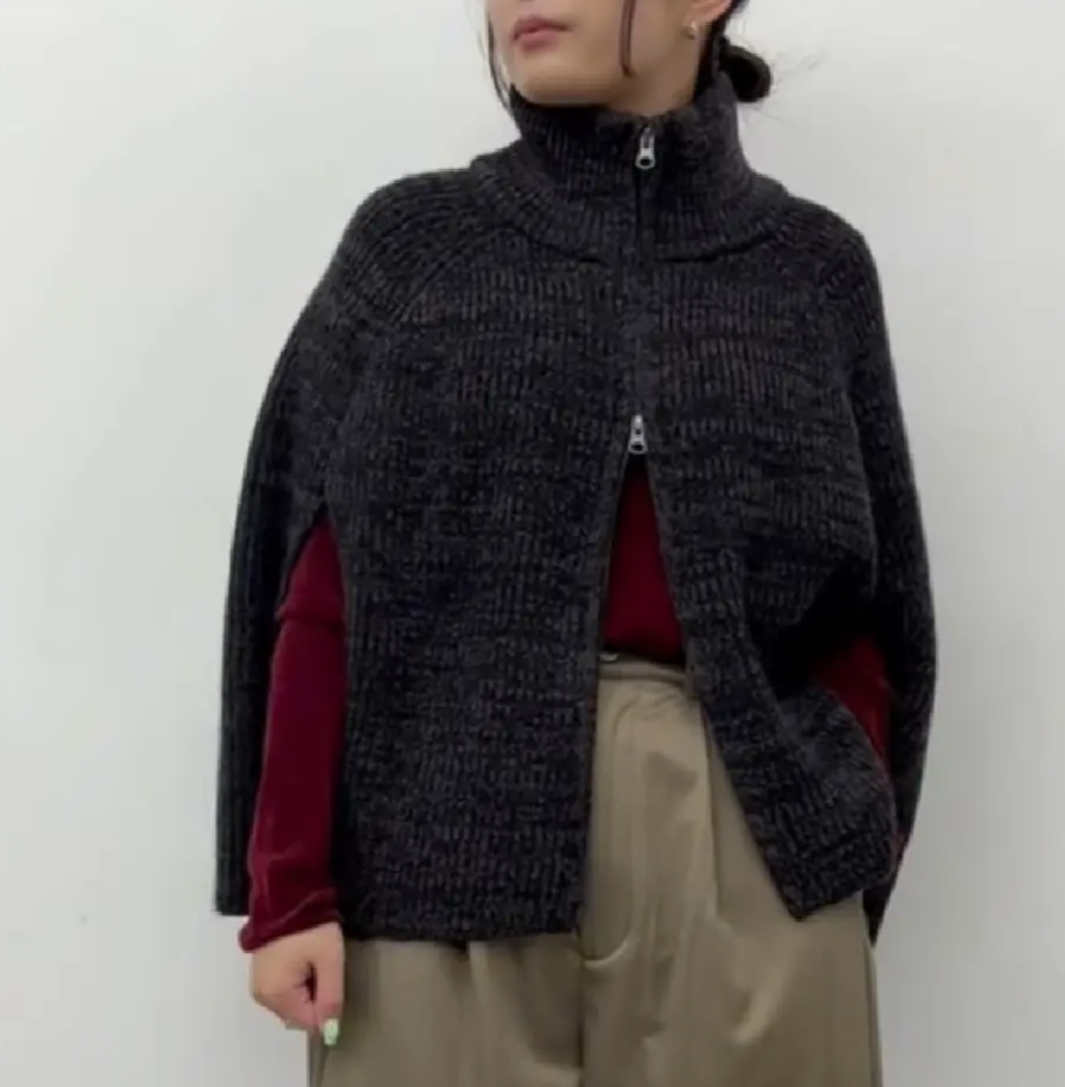 ☆女子力あがる♡あったかポンチョ☆