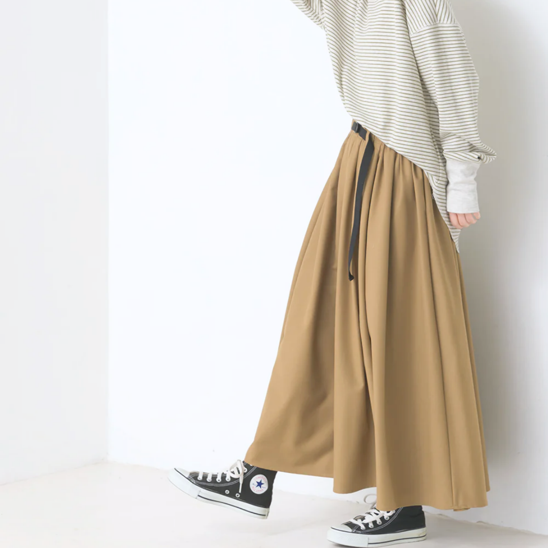 ◆ ギャバタックスカート ◆