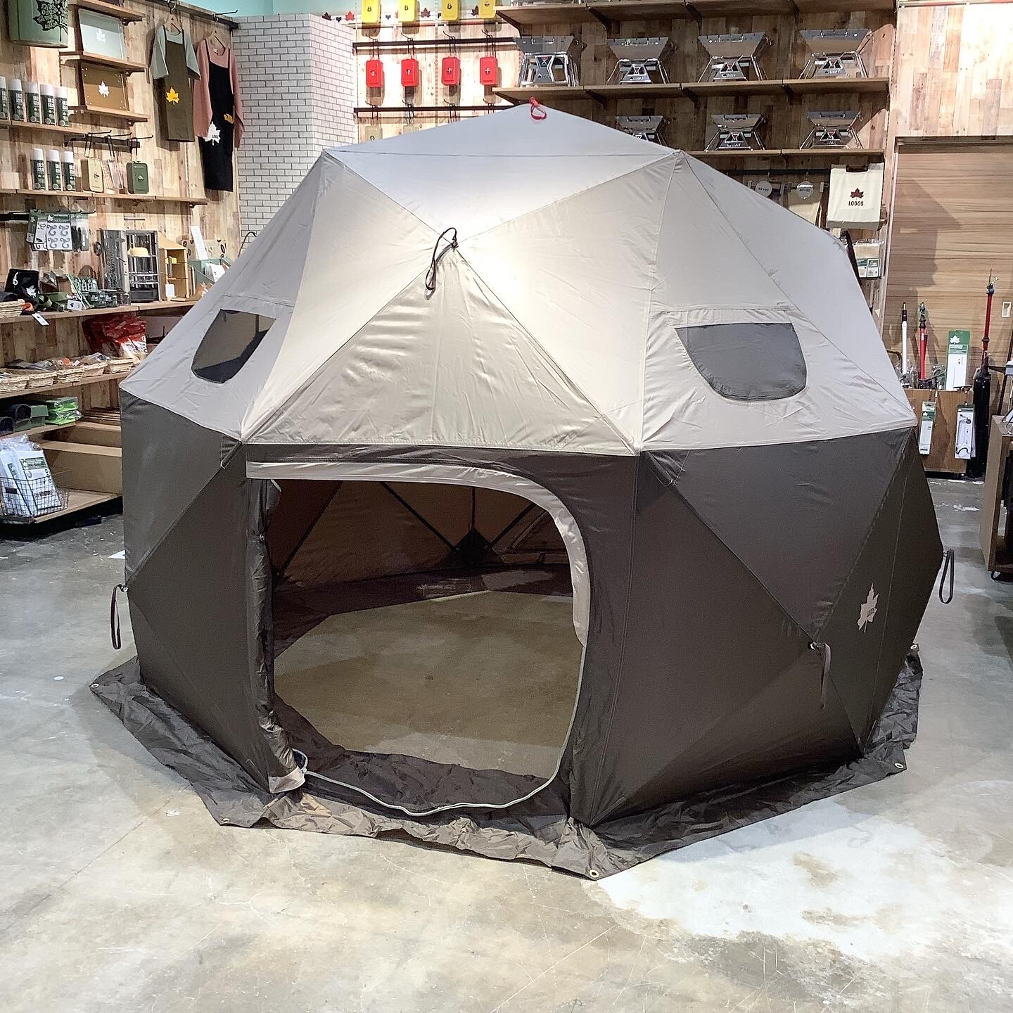 新しいテント