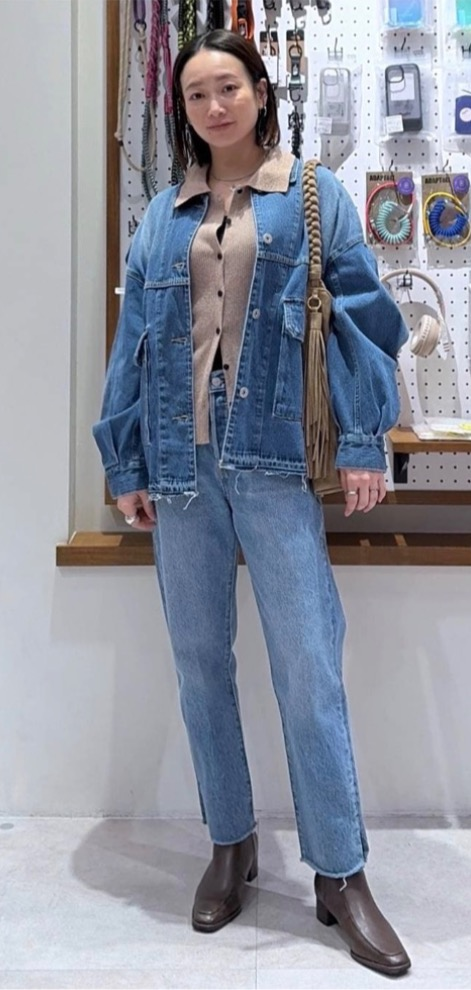 デニムカバーオール