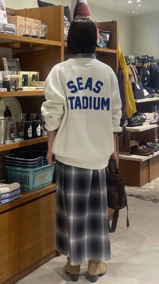 チェックシャツワンピース