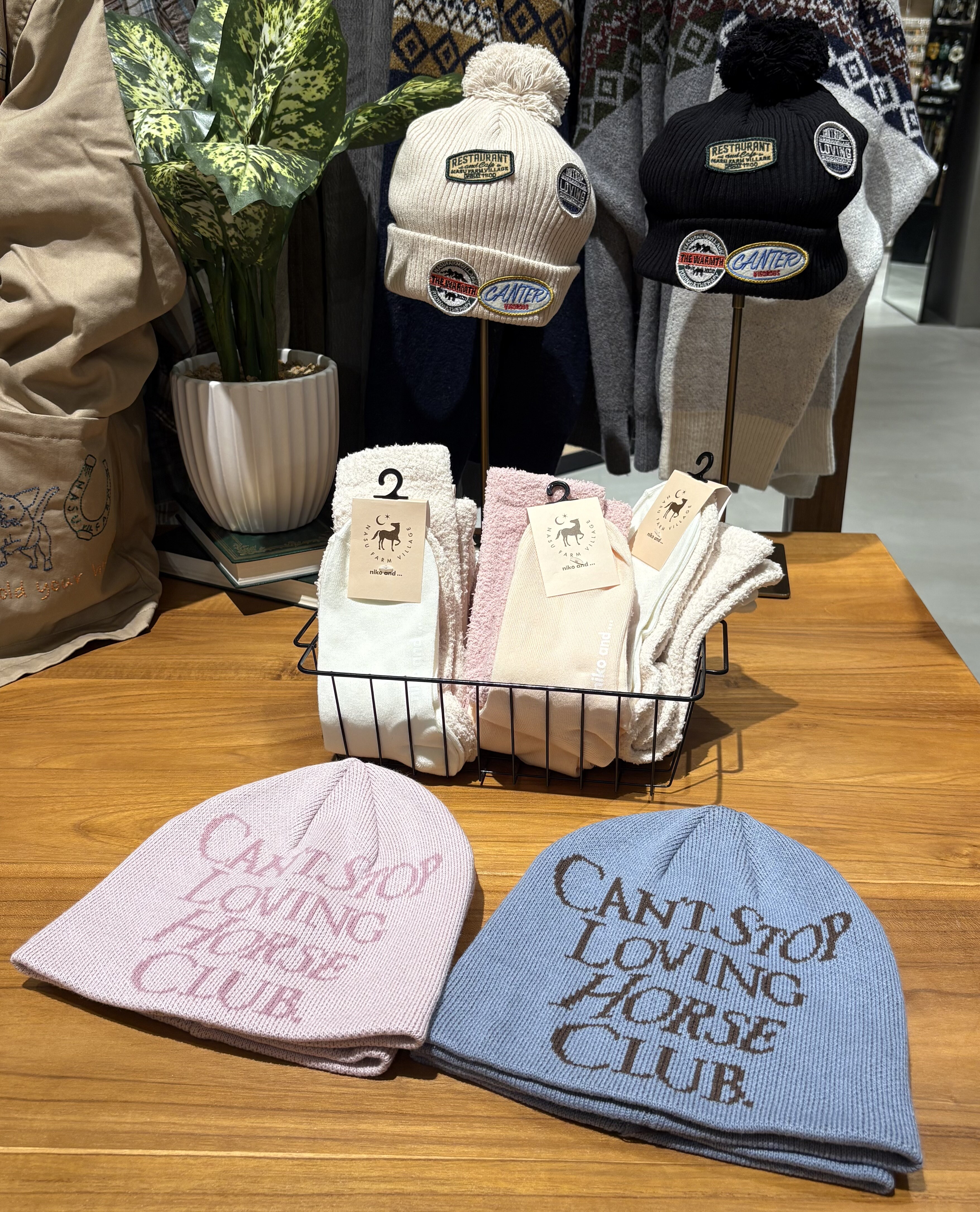 NASU FARM VILLAGEの服飾も入荷しています!!