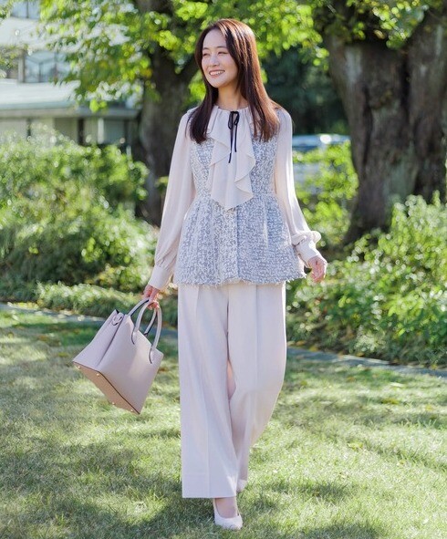 【troisiemechaco】ツイードジレ