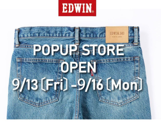 【予告】EDWIN／SOMETHING　POP-UP　by Right-on